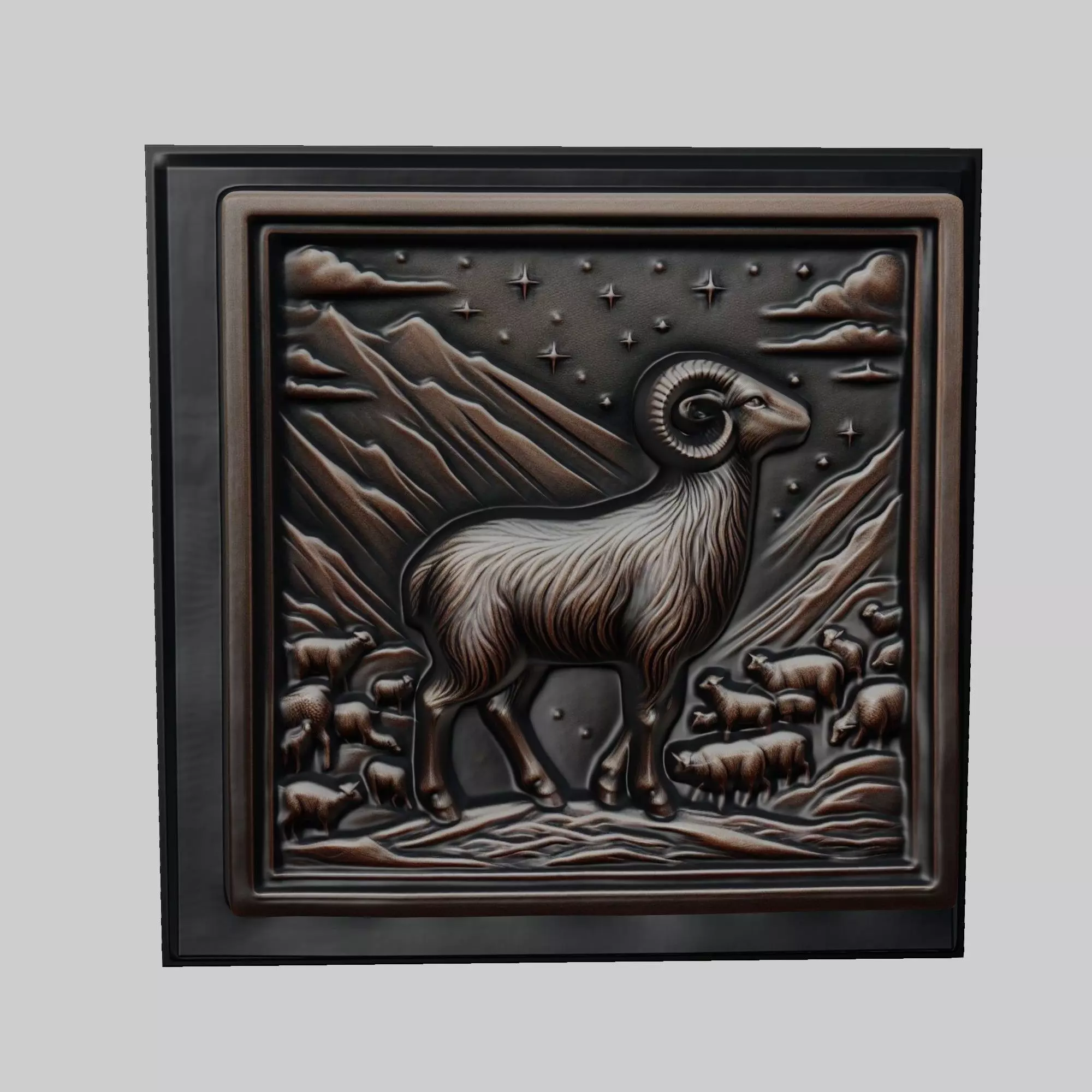 Lamb Animal 3D print model_0