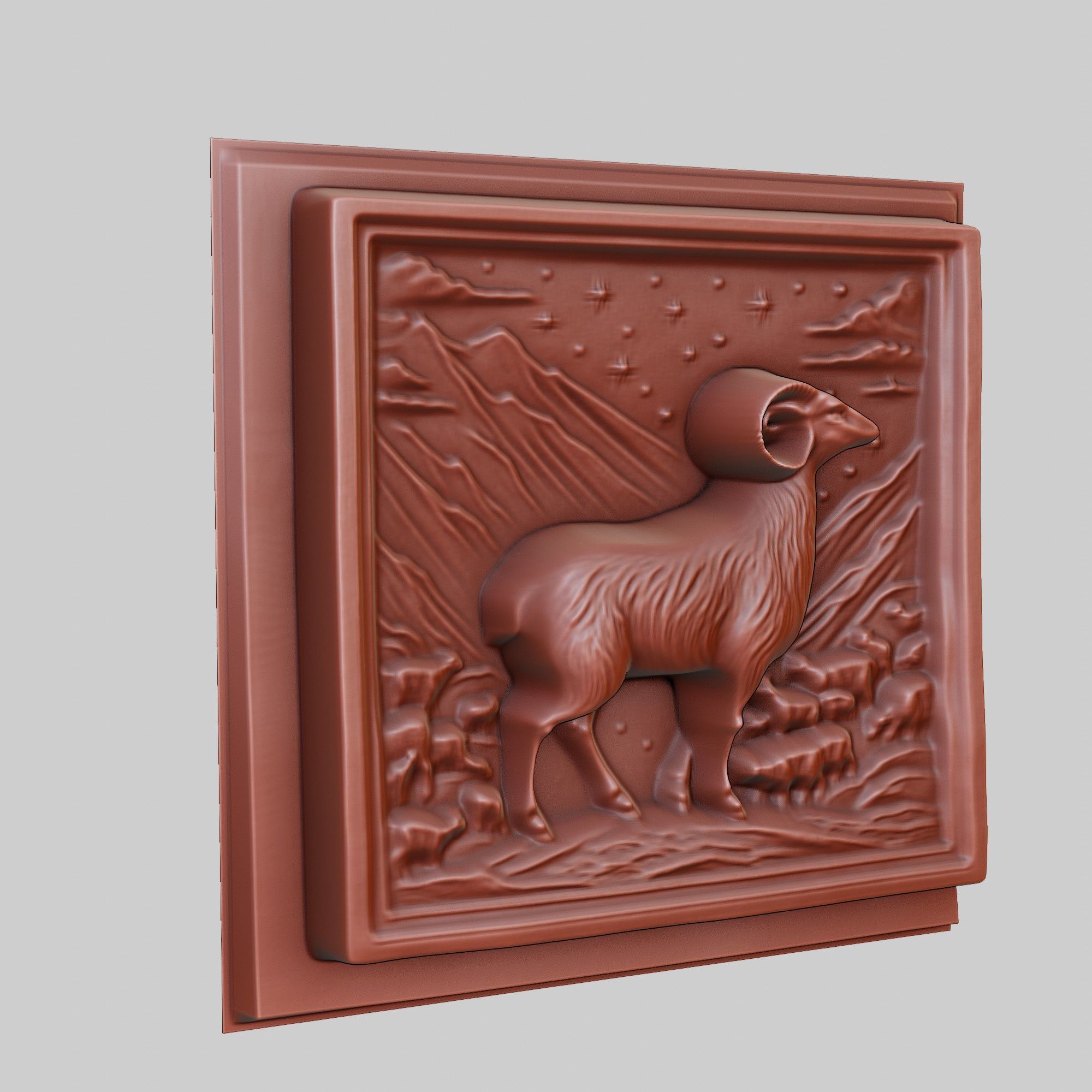 Lamb Animal 3D print model_3