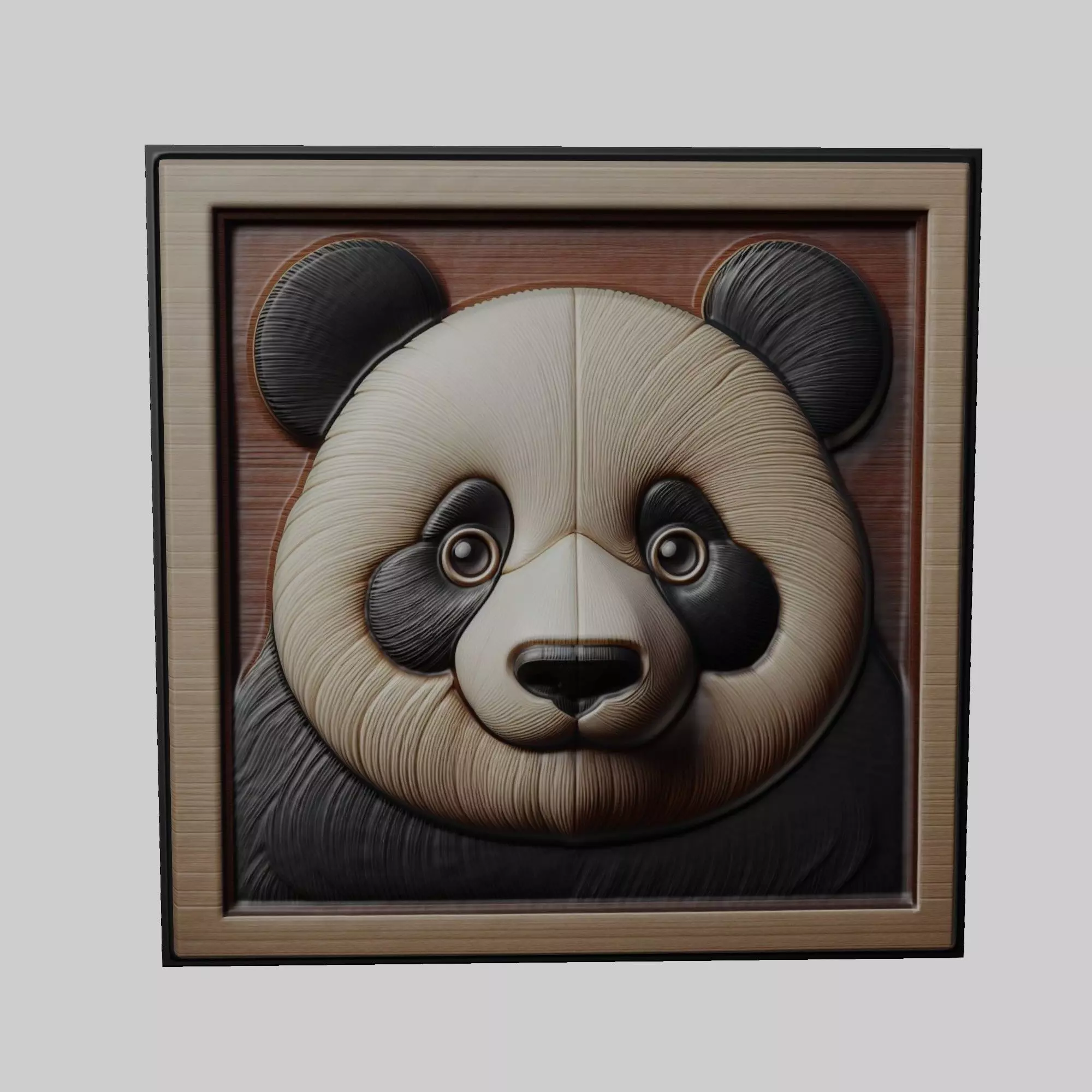 Panda Animal 3D print model_0