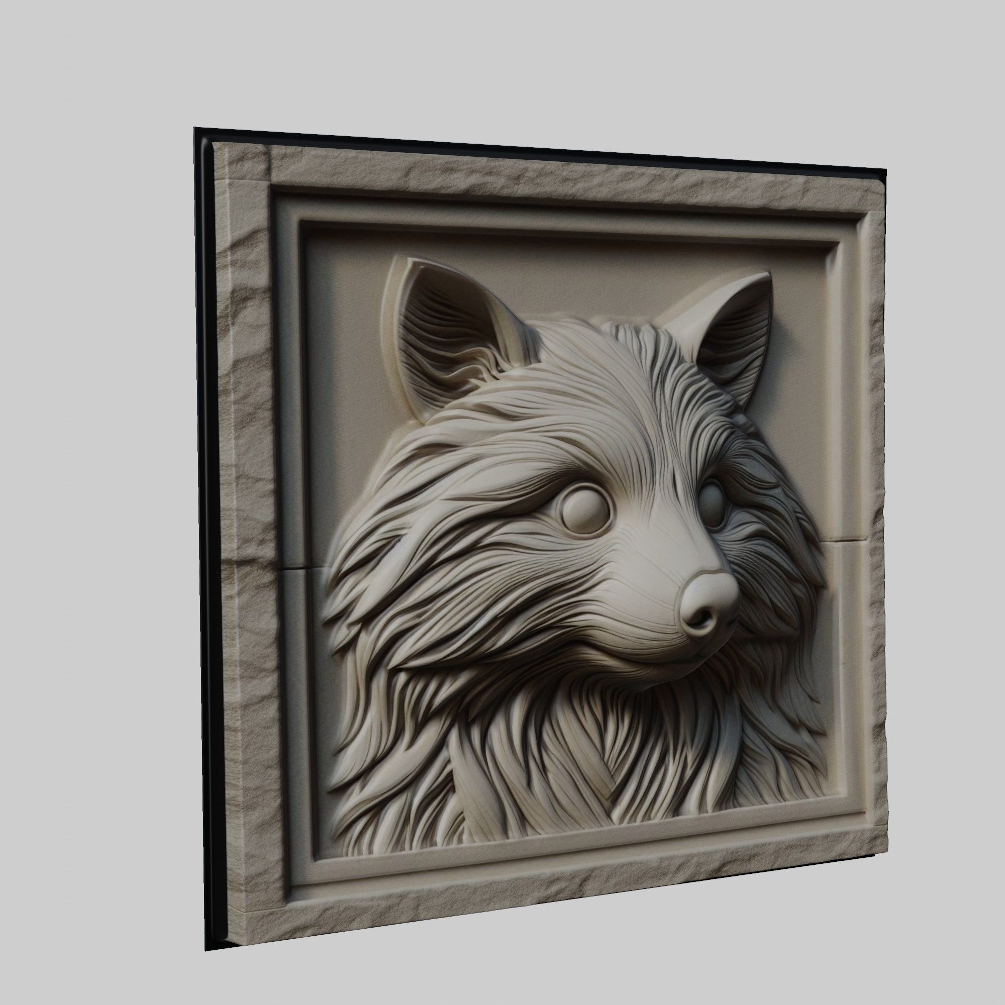 Raccoon Animal 3D print model_1