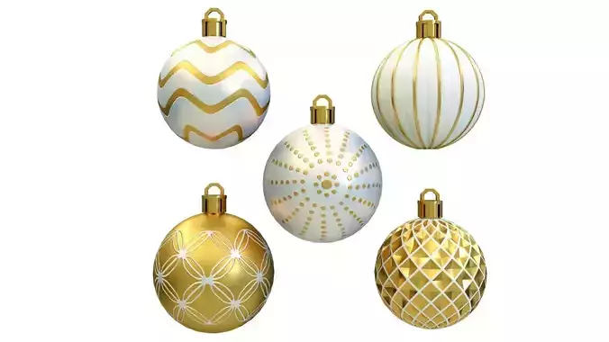 Christmas Ball Collection 01 3D model