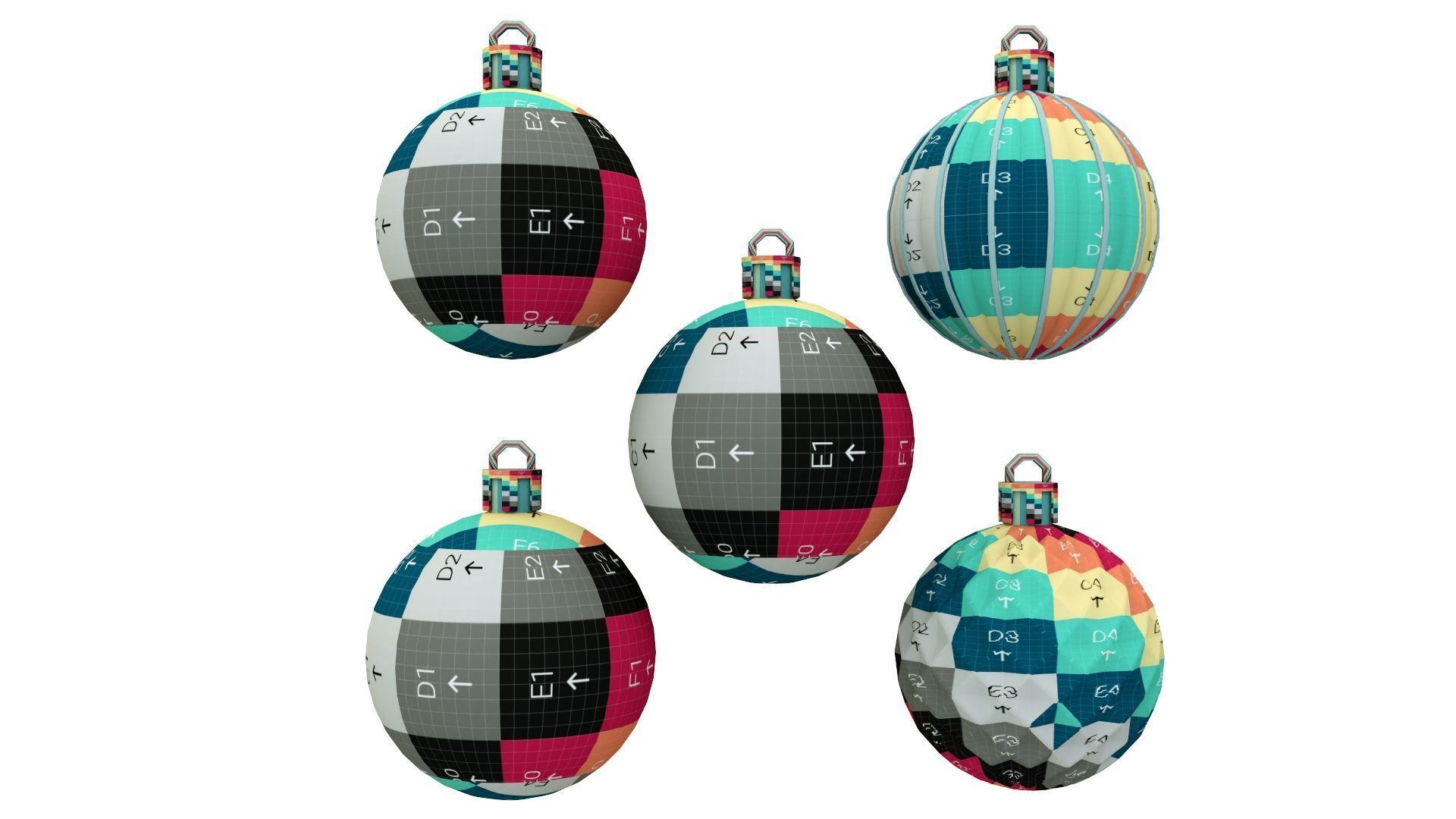 Christmas Ball Collection 01 3D model_10