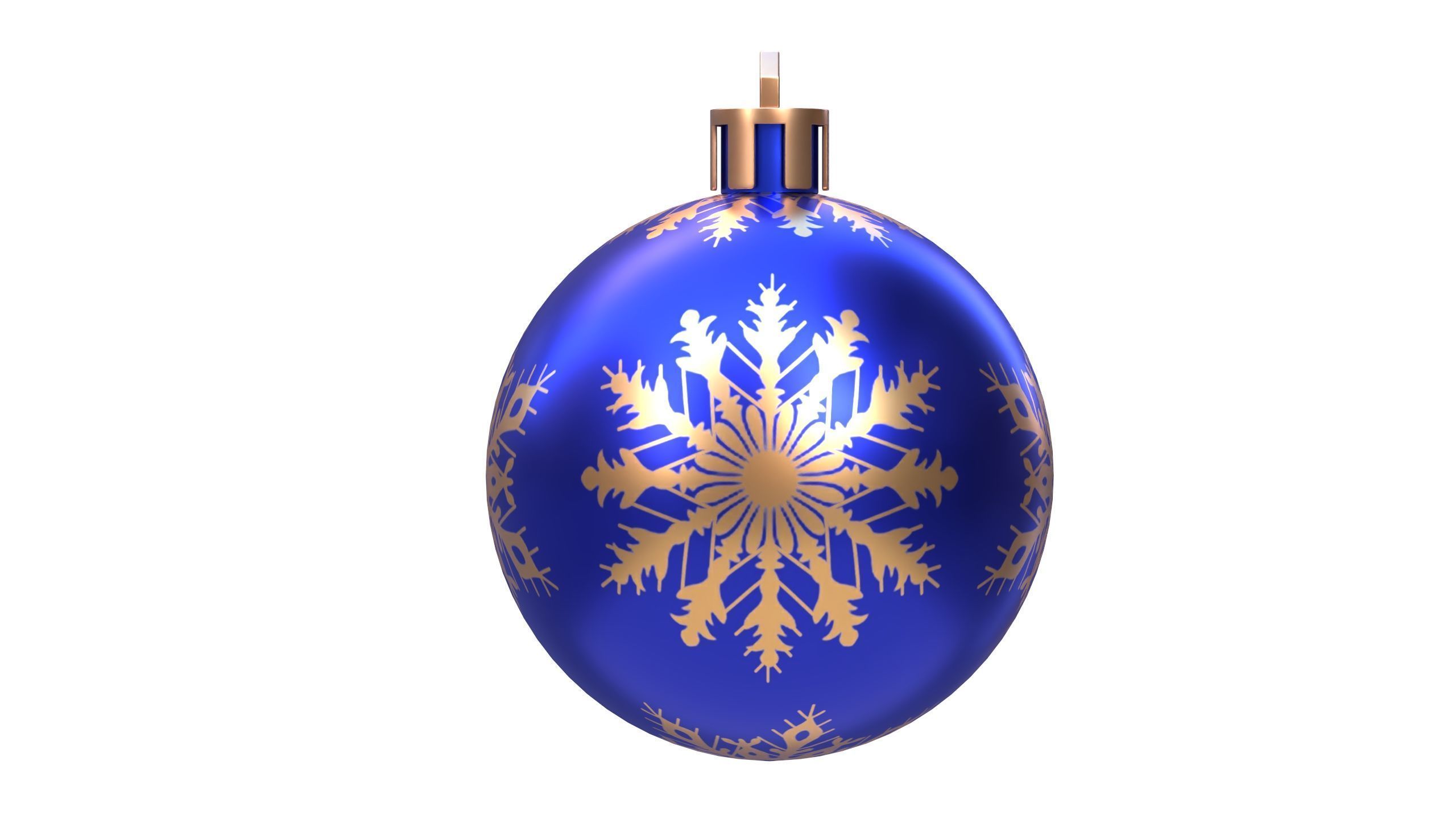 Christmas Ball Collection 02 Low-poly 3D model_4
