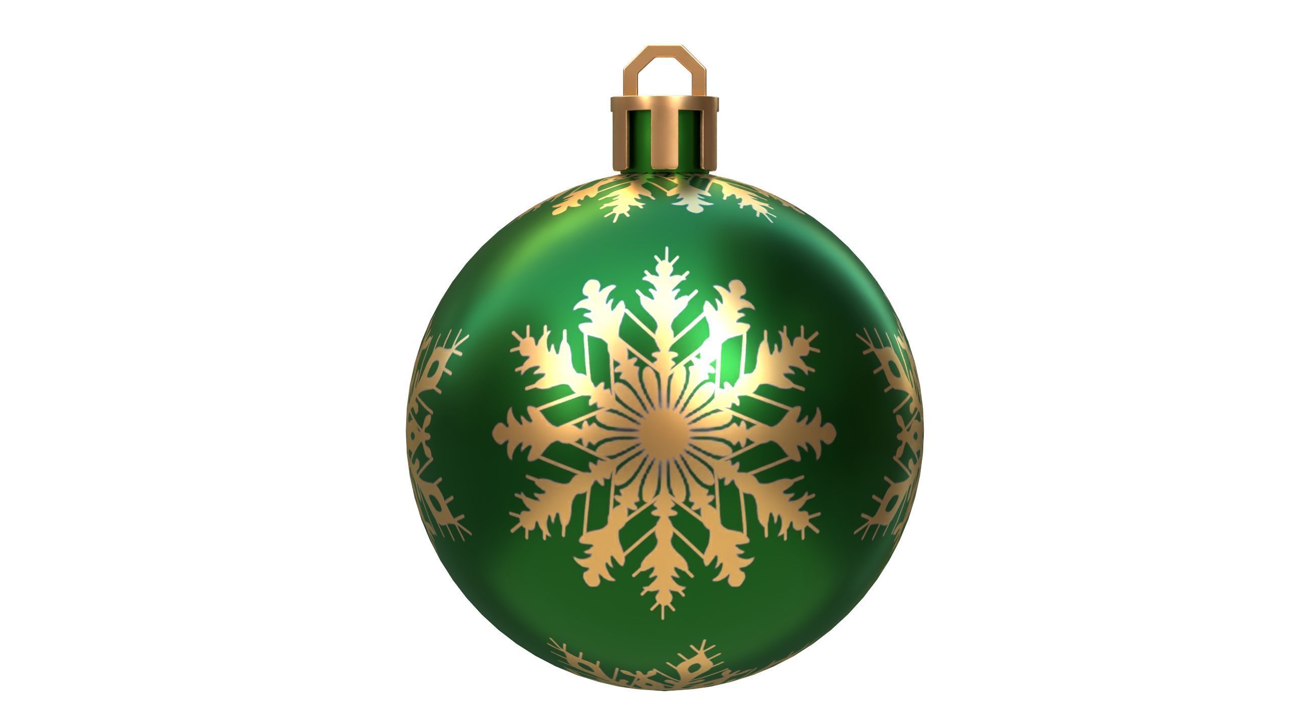 Christmas Ball Collection 02 Low-poly 3D model_5