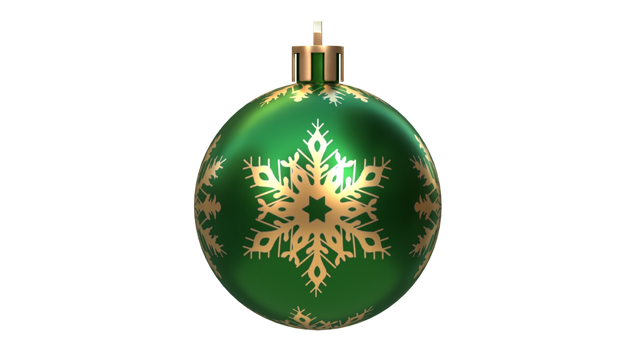Christmas Ball Collection 02 Low-poly 3D model_6