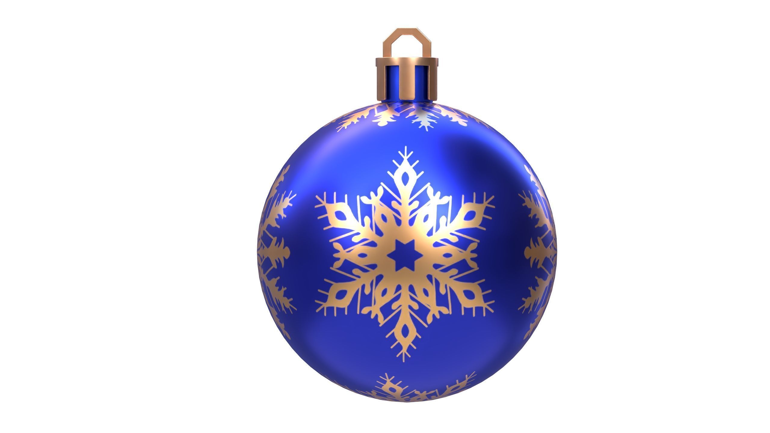 Christmas Ball Collection 02 Low-poly 3D model_3