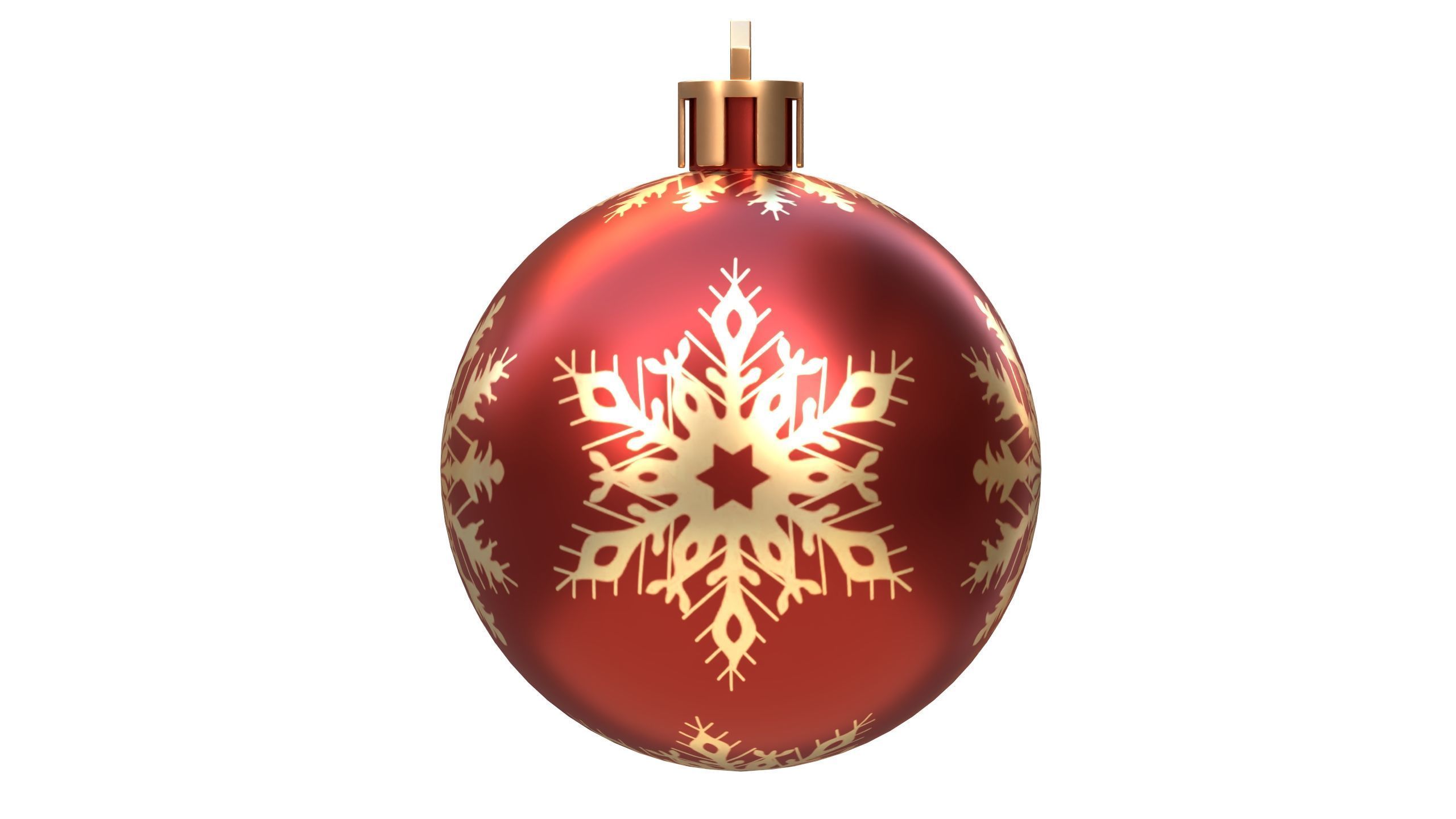 Christmas Ball Collection 02 Low-poly 3D model_2