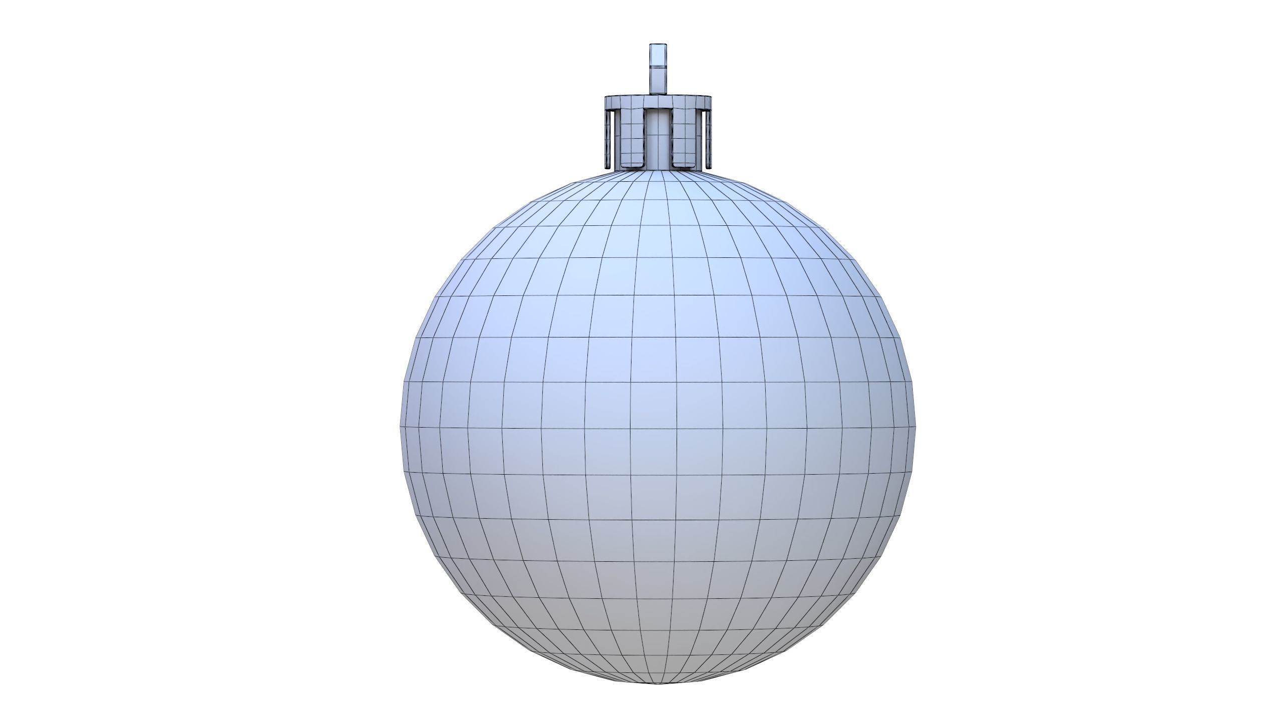 Christmas Ball Collection 02 Low-poly 3D model_8