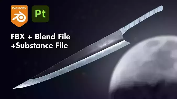 Ichigo Sword Zangetsu Shikai - Substacen Files Included