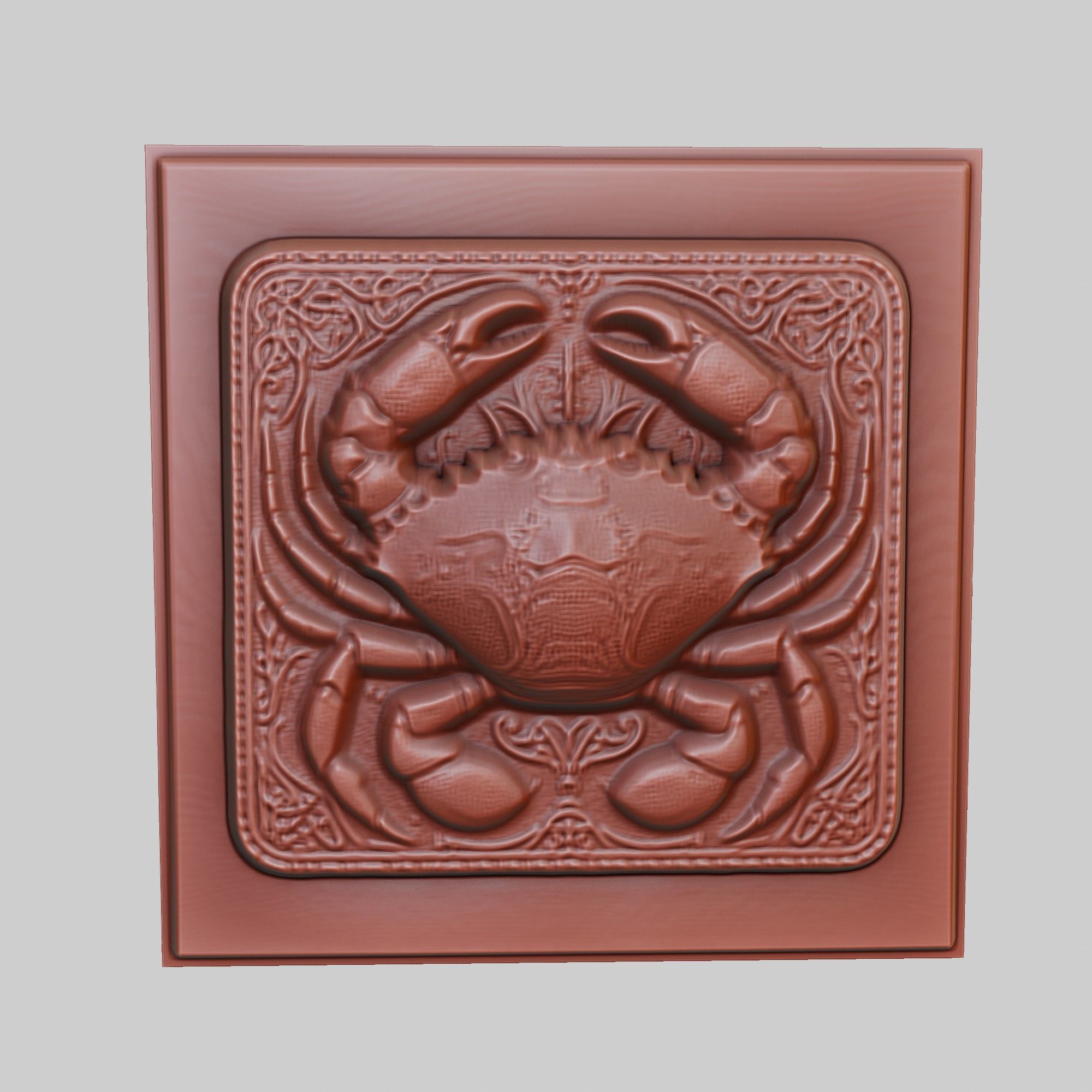 Crab Animal 3D print model_2