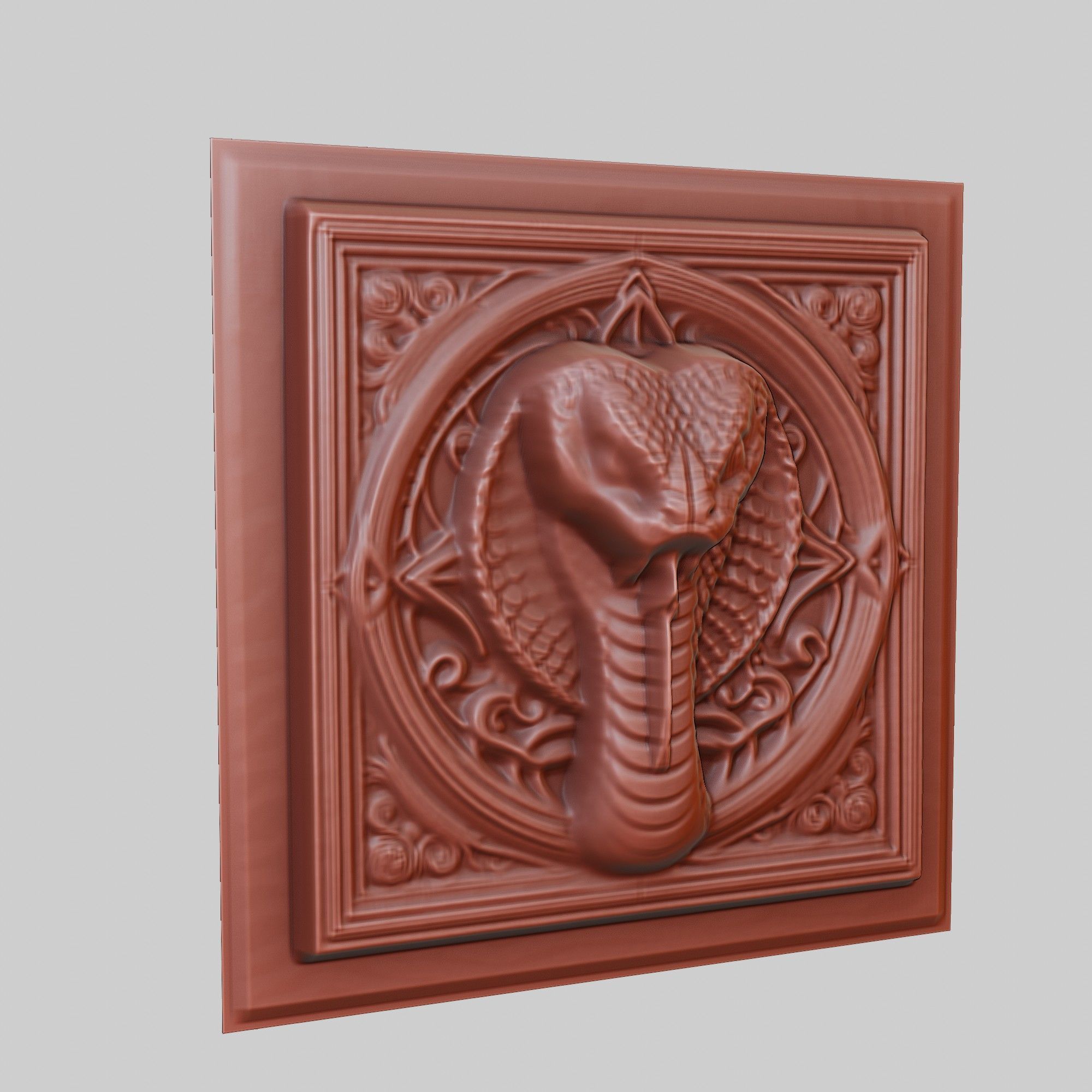 Snake Animal 3D print model_3