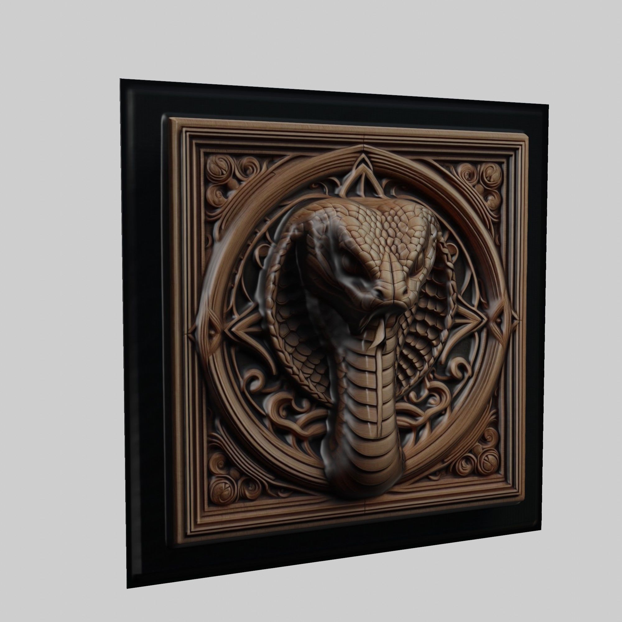 Snake Animal 3D print model_1