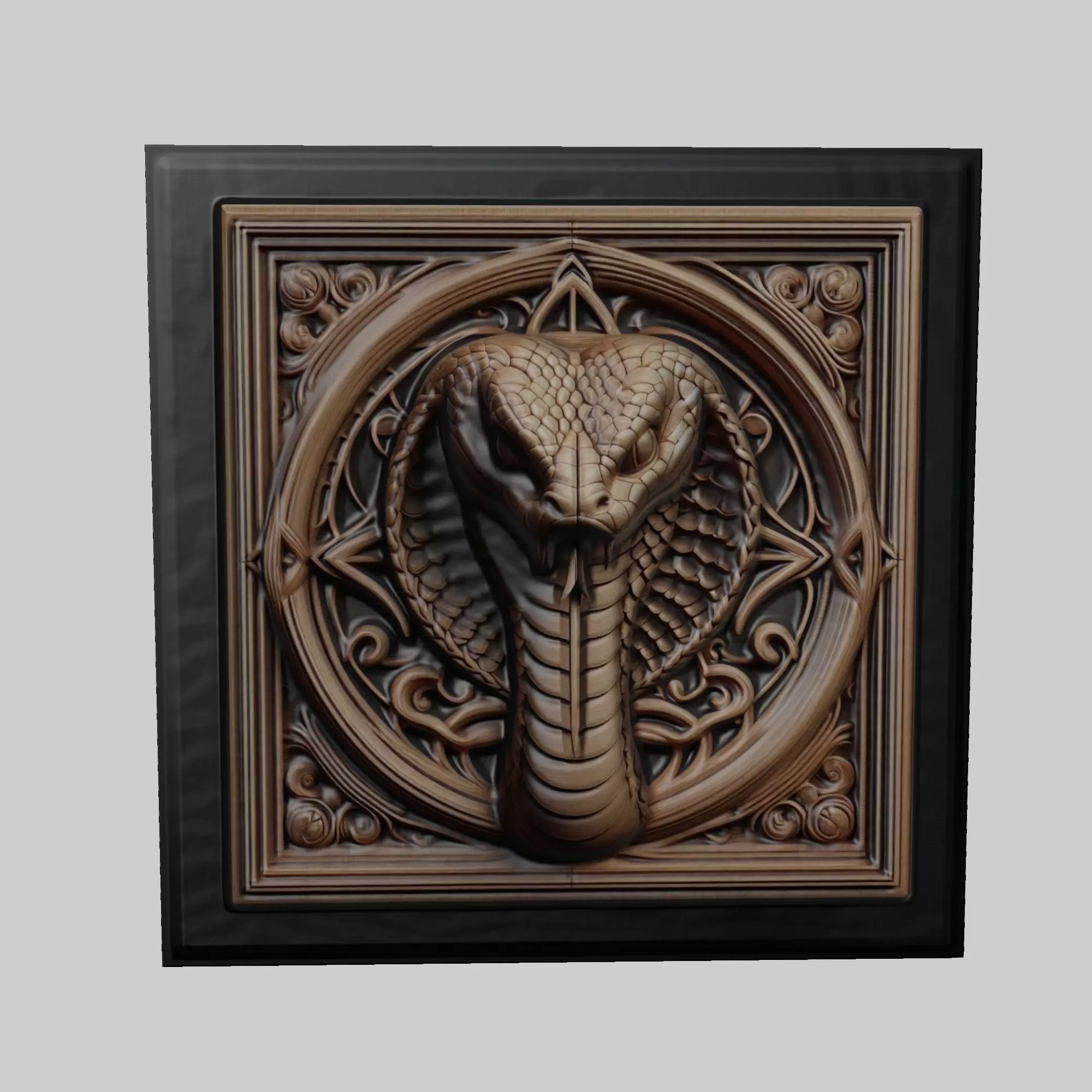 Snake Animal 3D print model_0