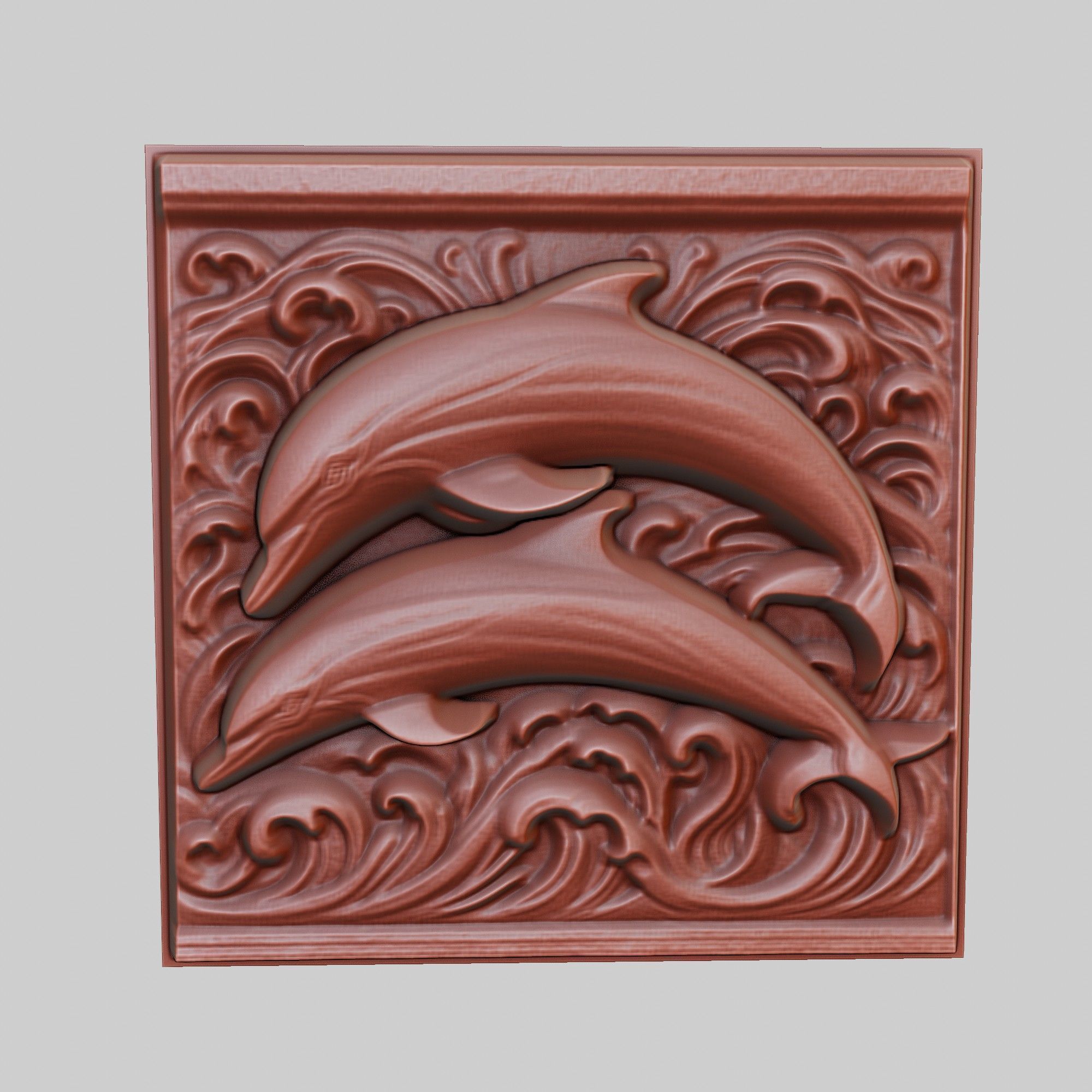 Dolphin Animal 3D print model_2