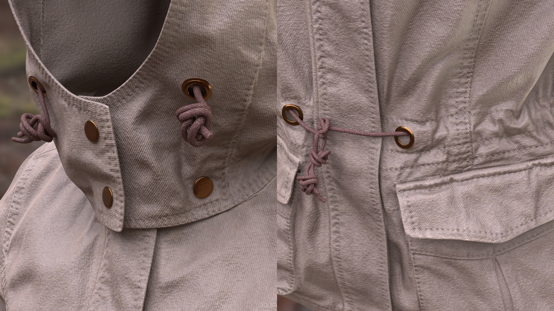 Jacket 98 - All MH Bodies and UE5 Skeletons - Rigged Low-poly 3D model_14