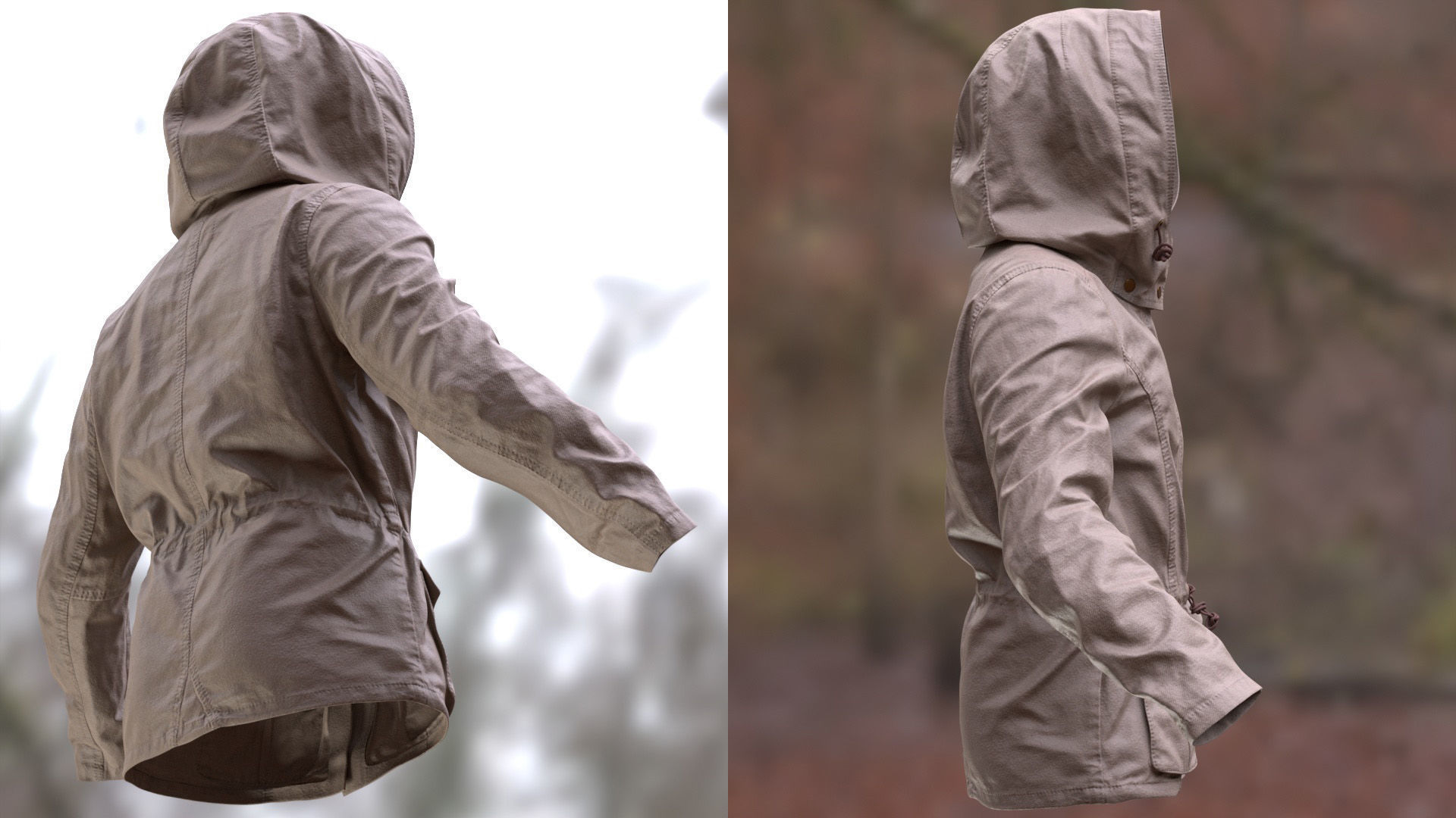 Jacket 98 - All MH Bodies and UE5 Skeletons - Rigged Low-poly 3D model_12