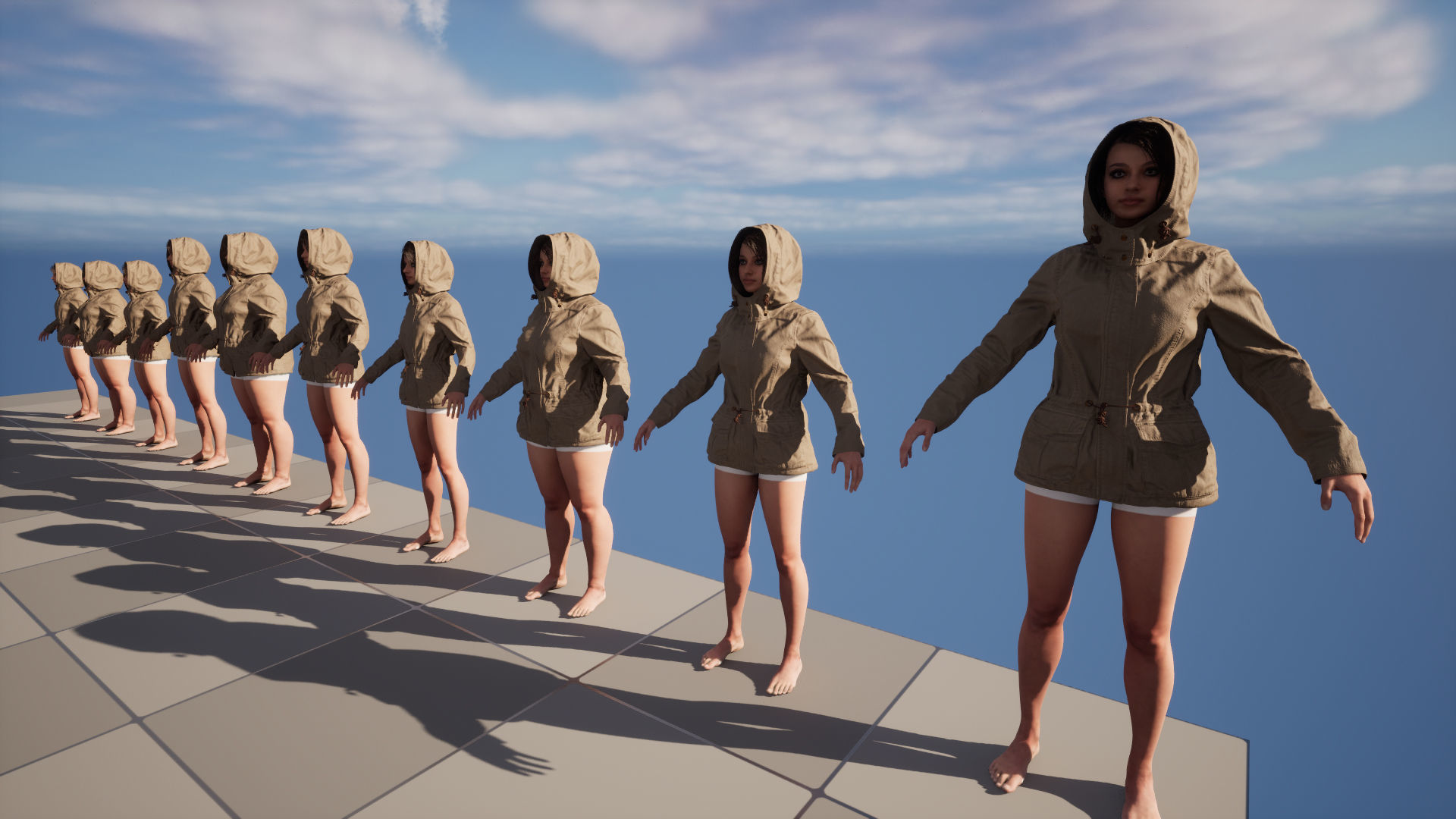 Jacket 98 - All MH Bodies and UE5 Skeletons - Rigged Low-poly 3D model_18
