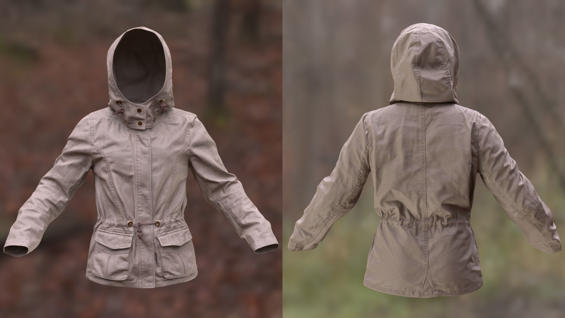 Jacket 98 - All MH Bodies and UE5 Skeletons - Rigged Low-poly 3D model_9