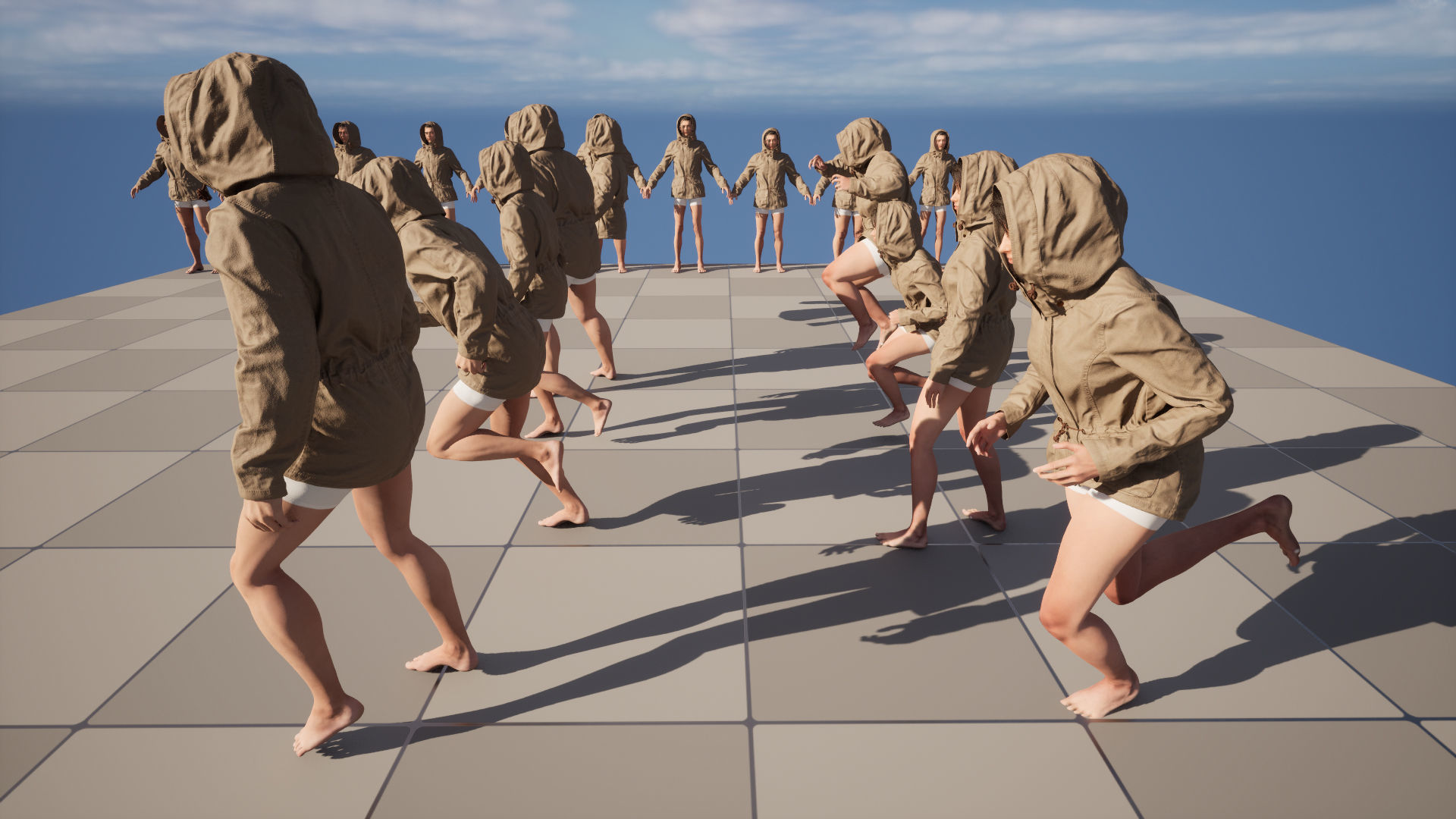 Jacket 98 - All MH Bodies and UE5 Skeletons - Rigged Low-poly 3D model_19