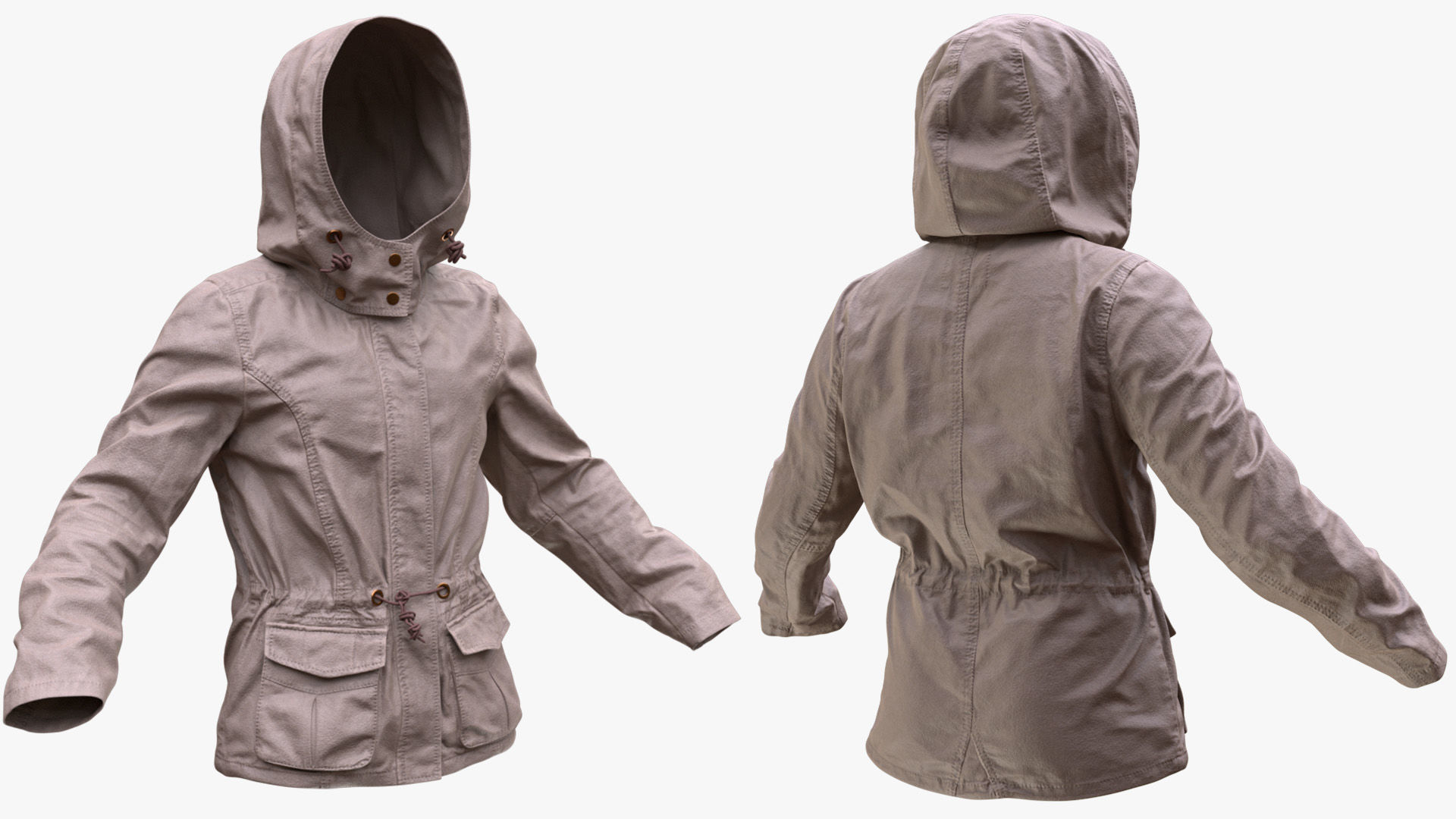 Jacket 98 - All MH Bodies and UE5 Skeletons - Rigged Low-poly 3D model_4