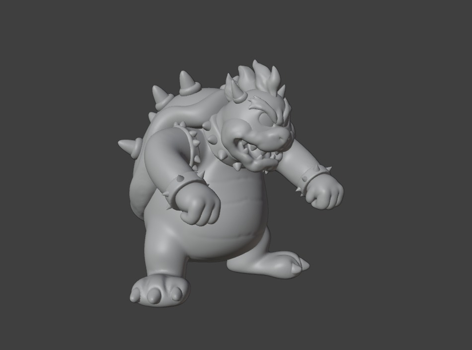 bowser 3d model 3D print model_4