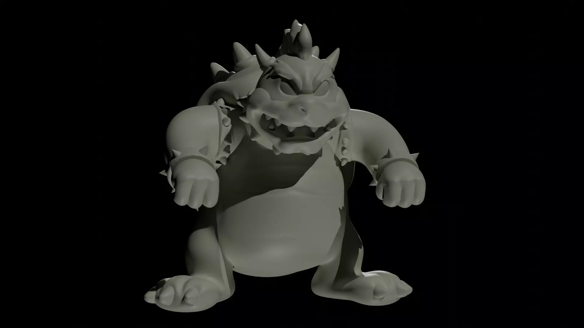 bowser 3d model 3D print model_0