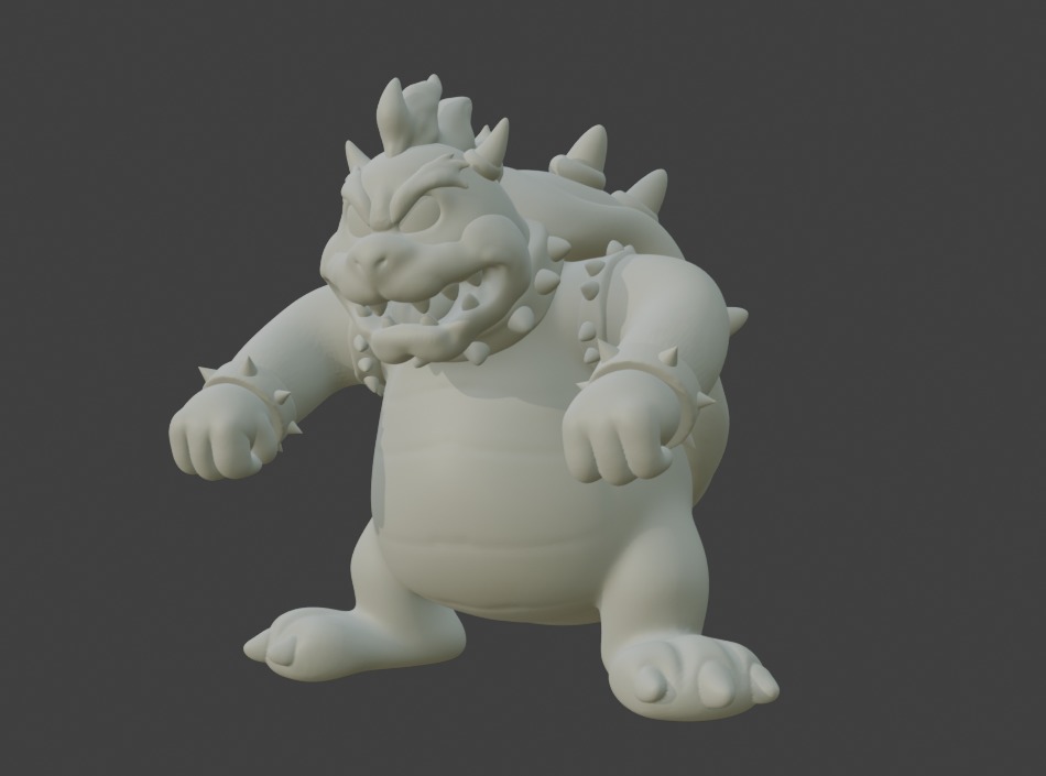 bowser 3d model 3D print model_2