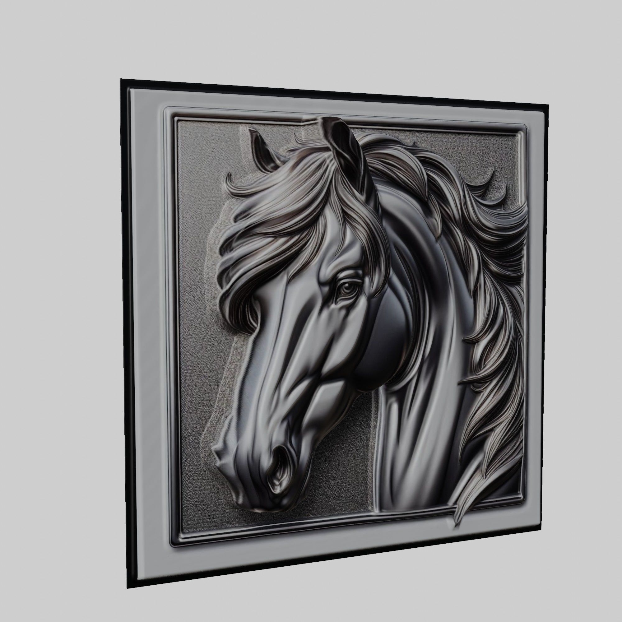 Horse Animal 3D print model_1