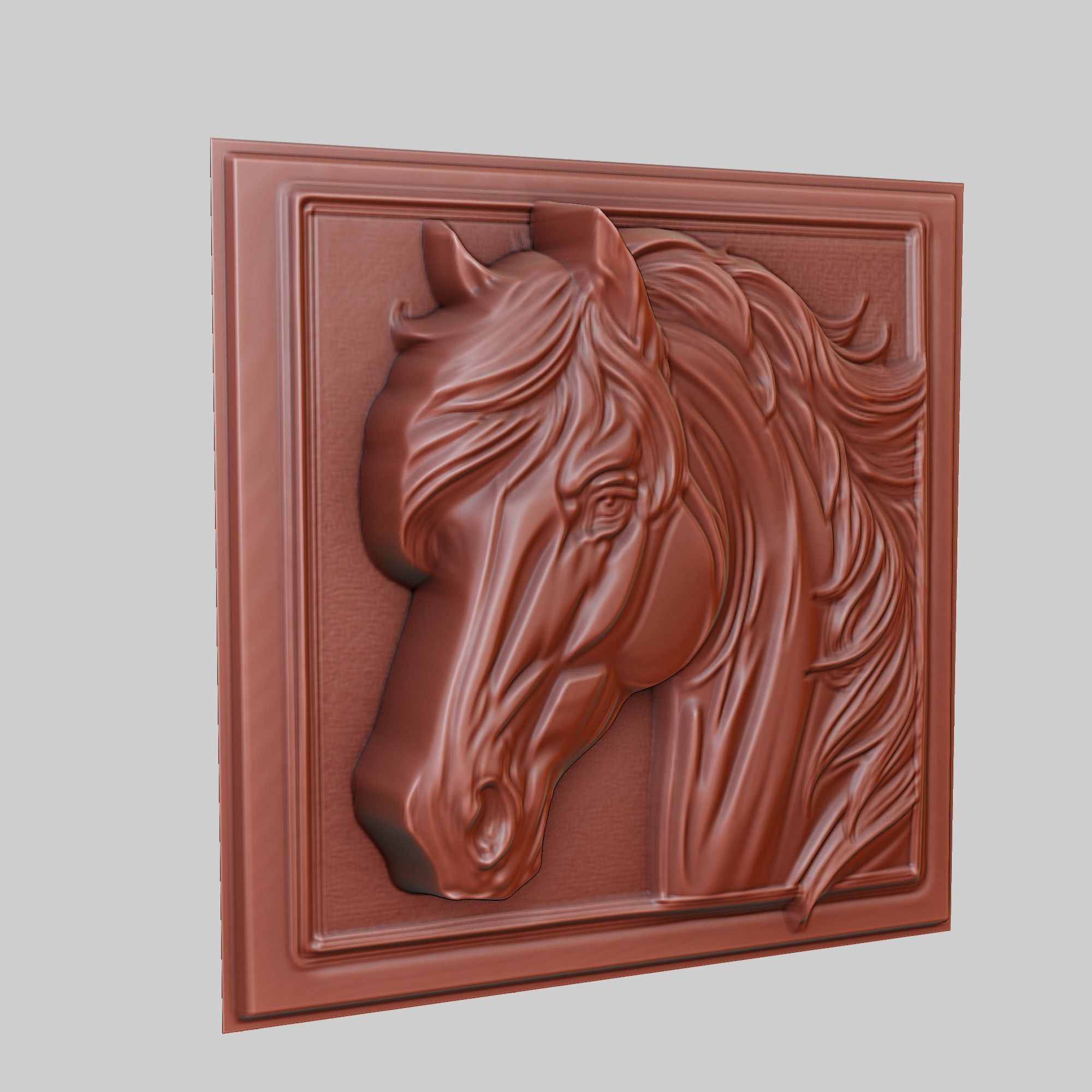 Horse Animal 3D print model_3