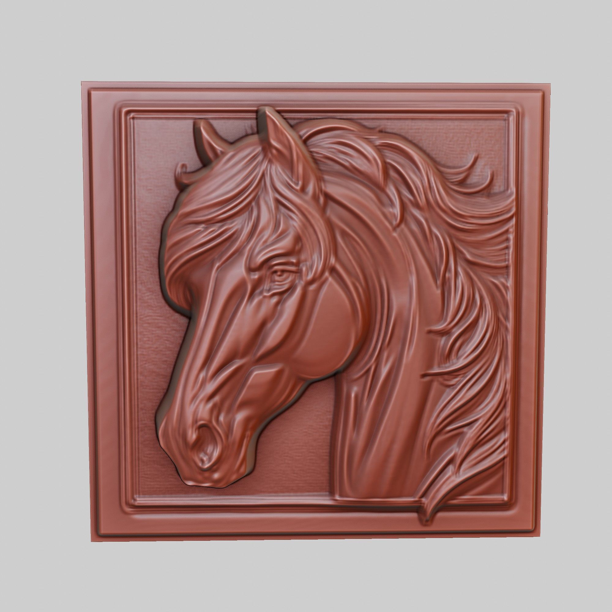 Horse Animal 3D print model_2