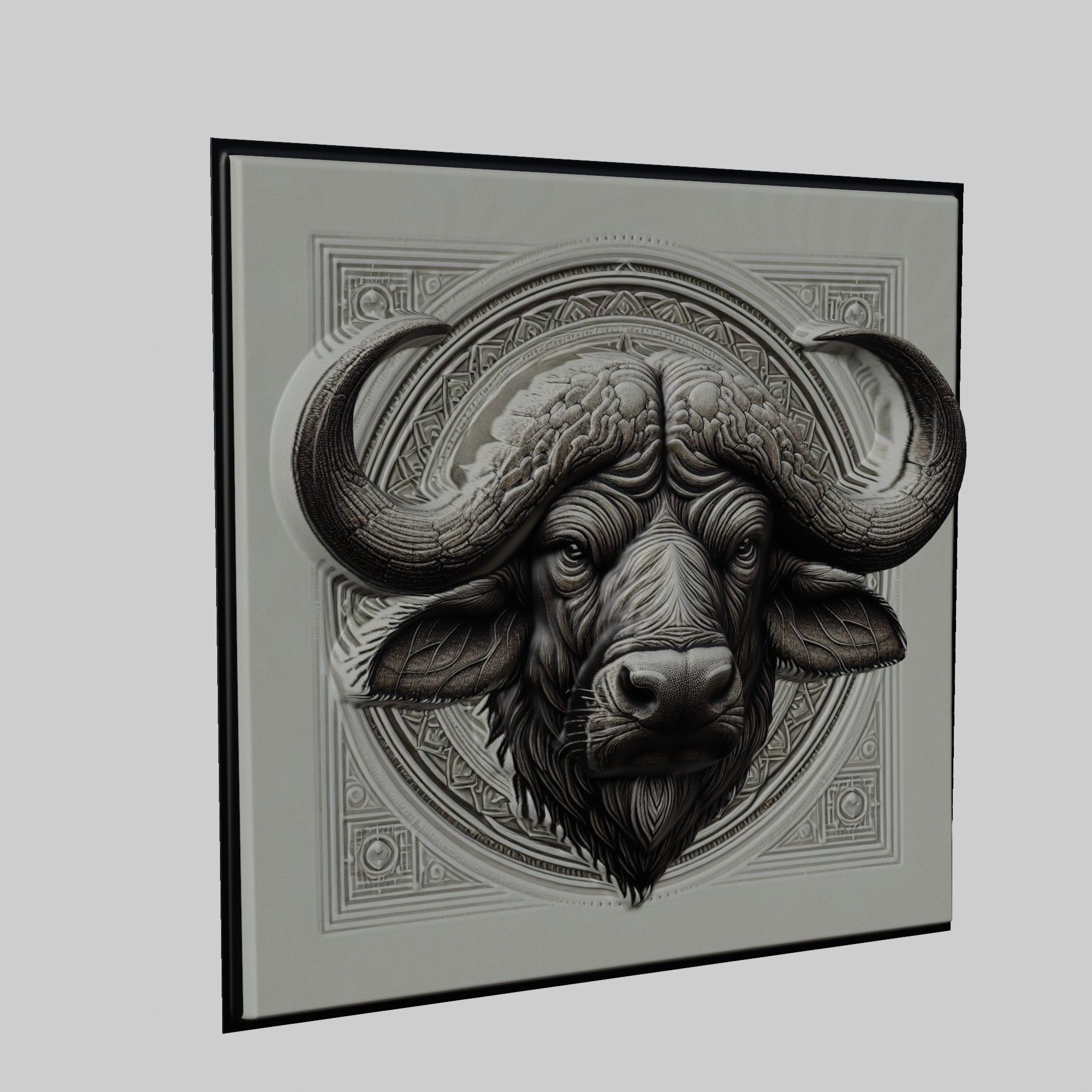 Buffalo Animal 3D print model_1