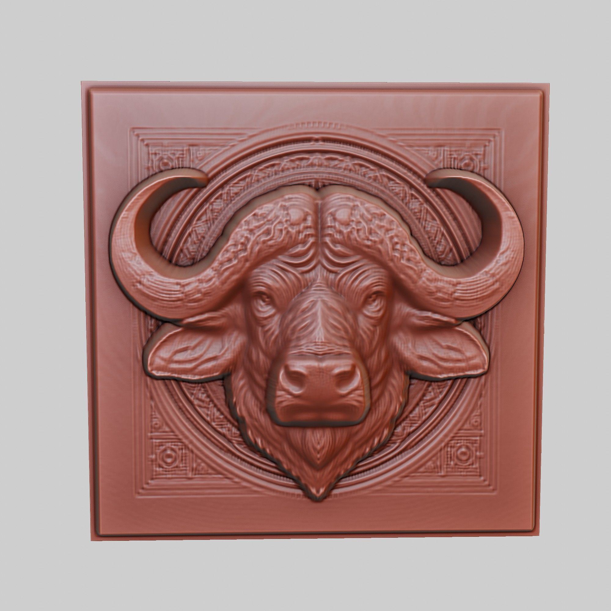 Buffalo Animal 3D print model_2