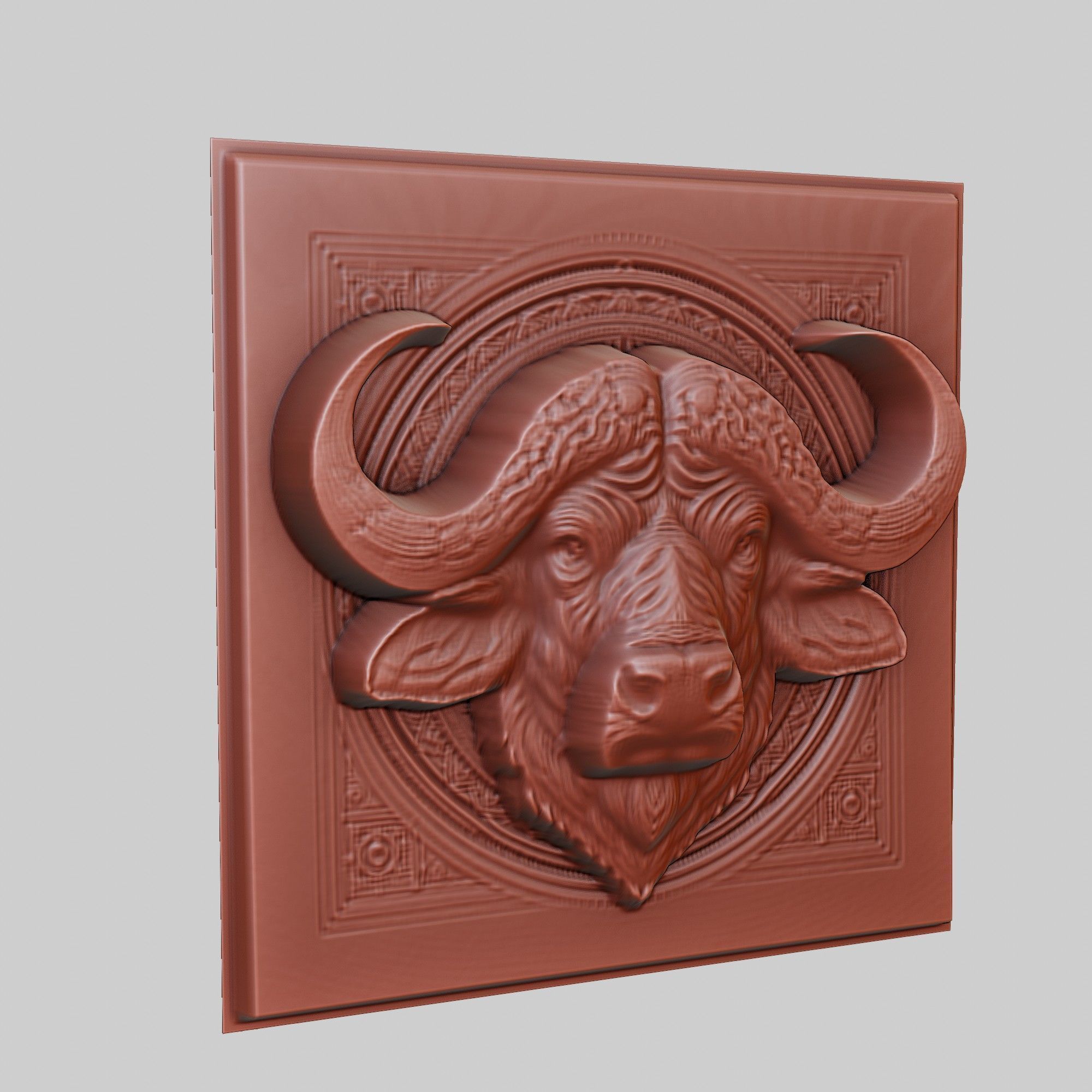 Buffalo Animal 3D print model_3