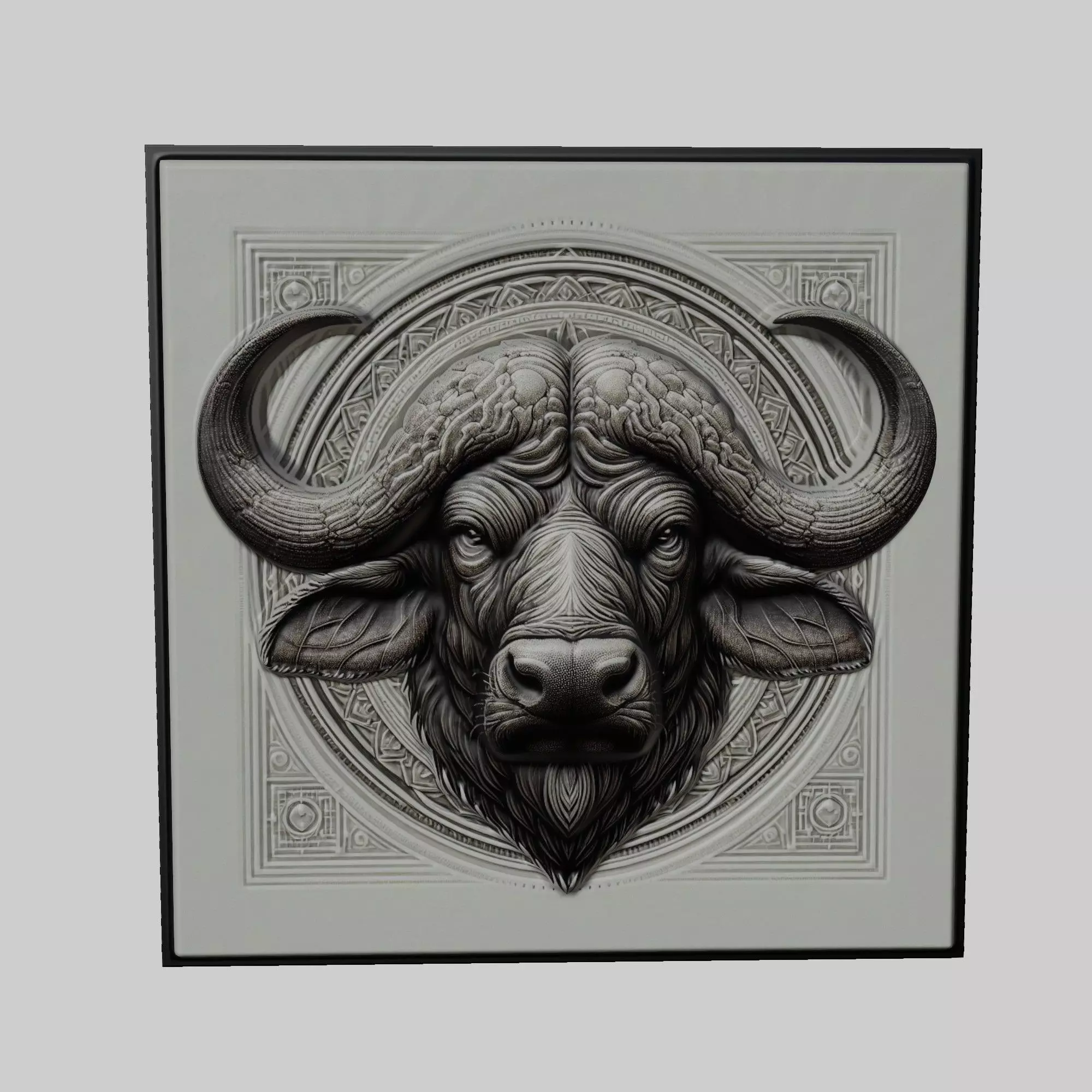 Buffalo Animal 3D print model_0
