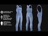 Denim Overalls 97 - All MH Bodies and UE5 Skeletons - Rigged Low-poly 3D model_1