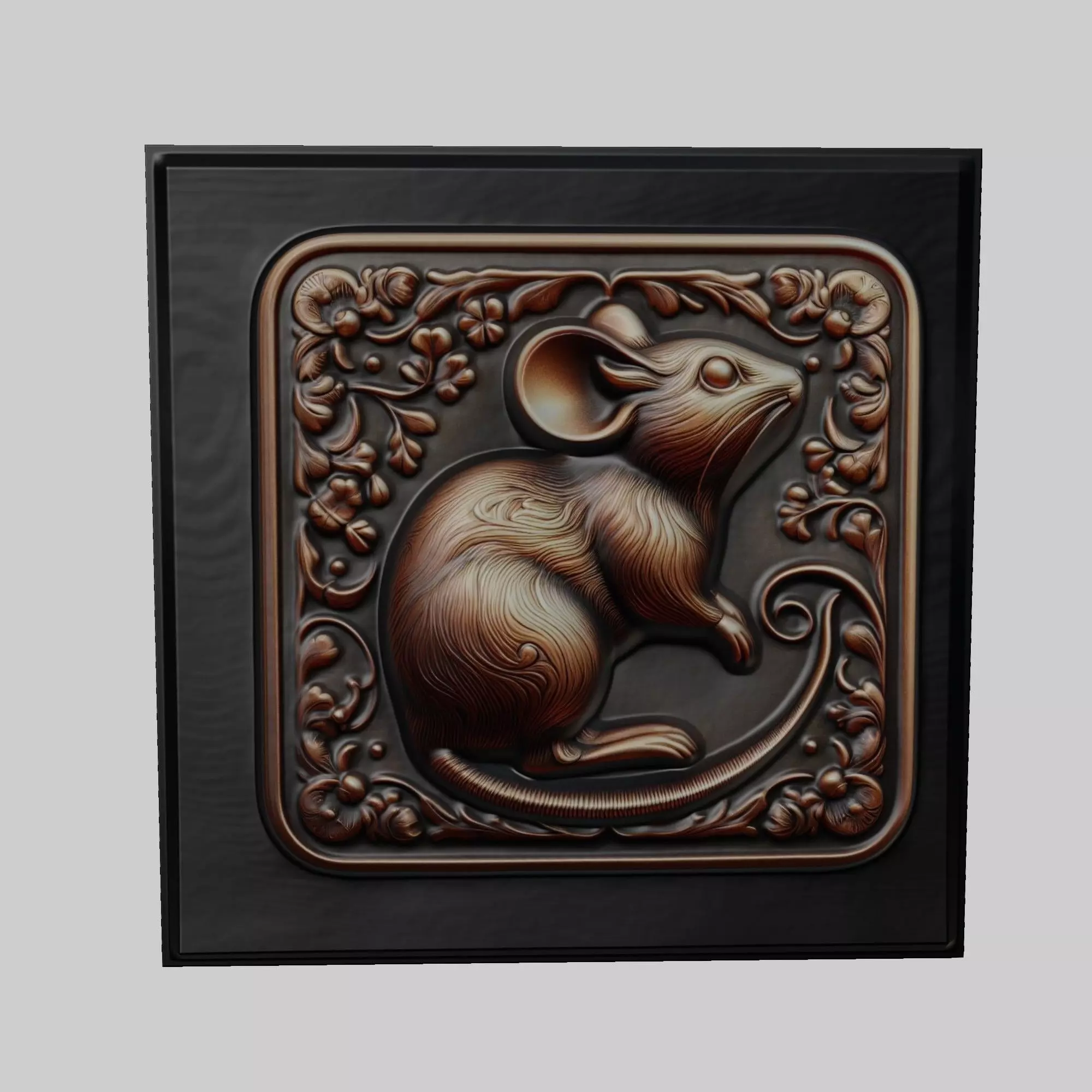 Rat Animal 3D print model_0