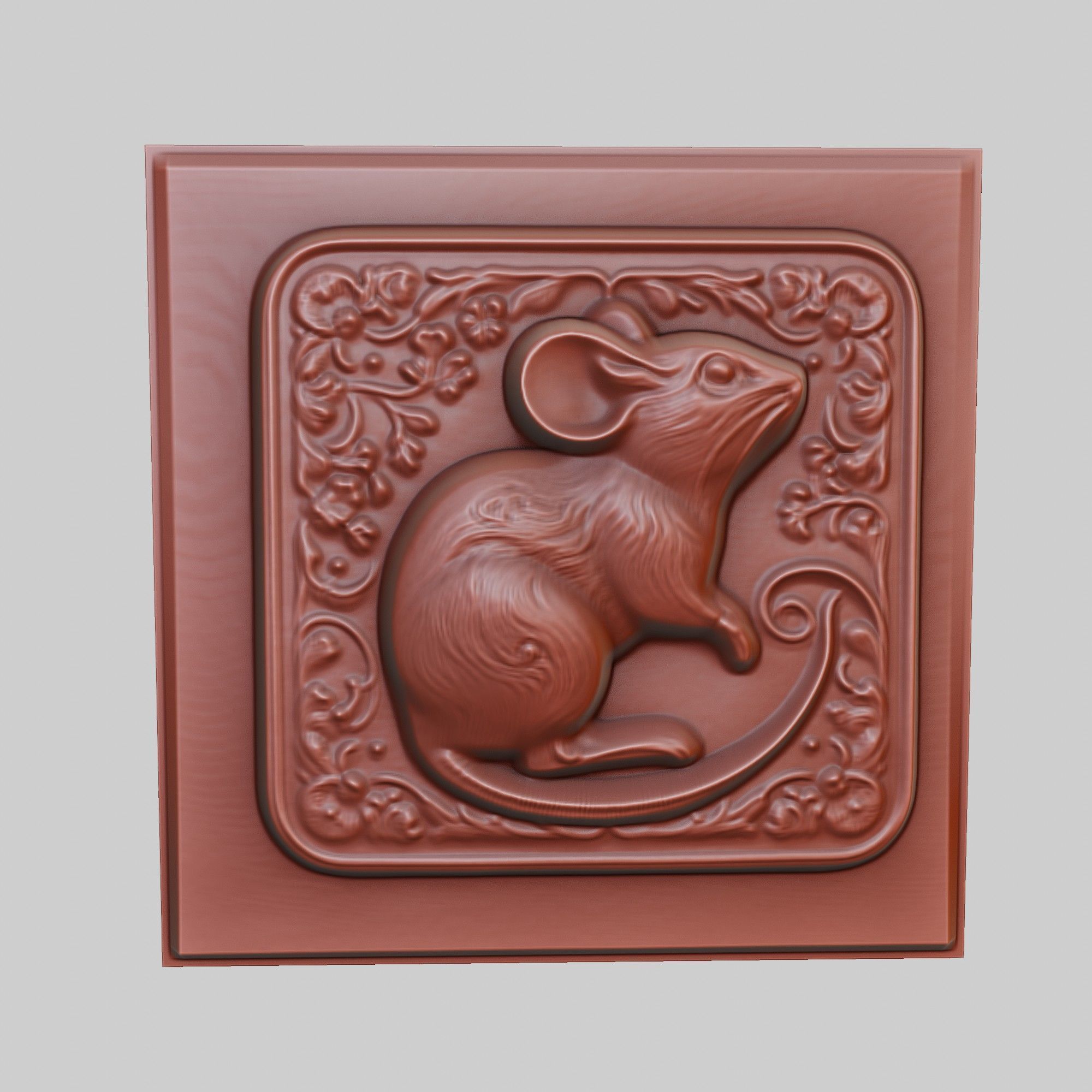 Rat Animal 3D print model_2
