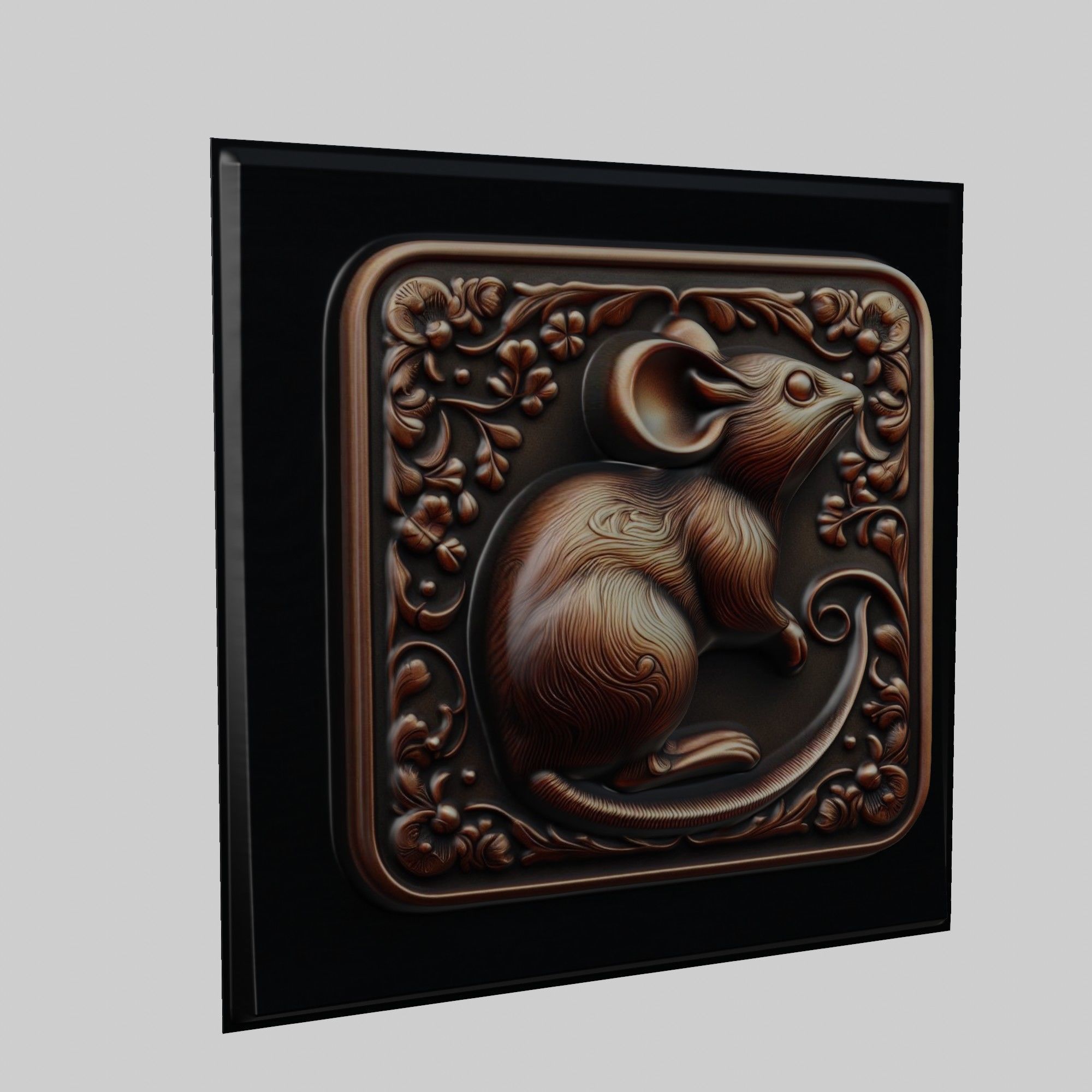 Rat Animal 3D print model_1