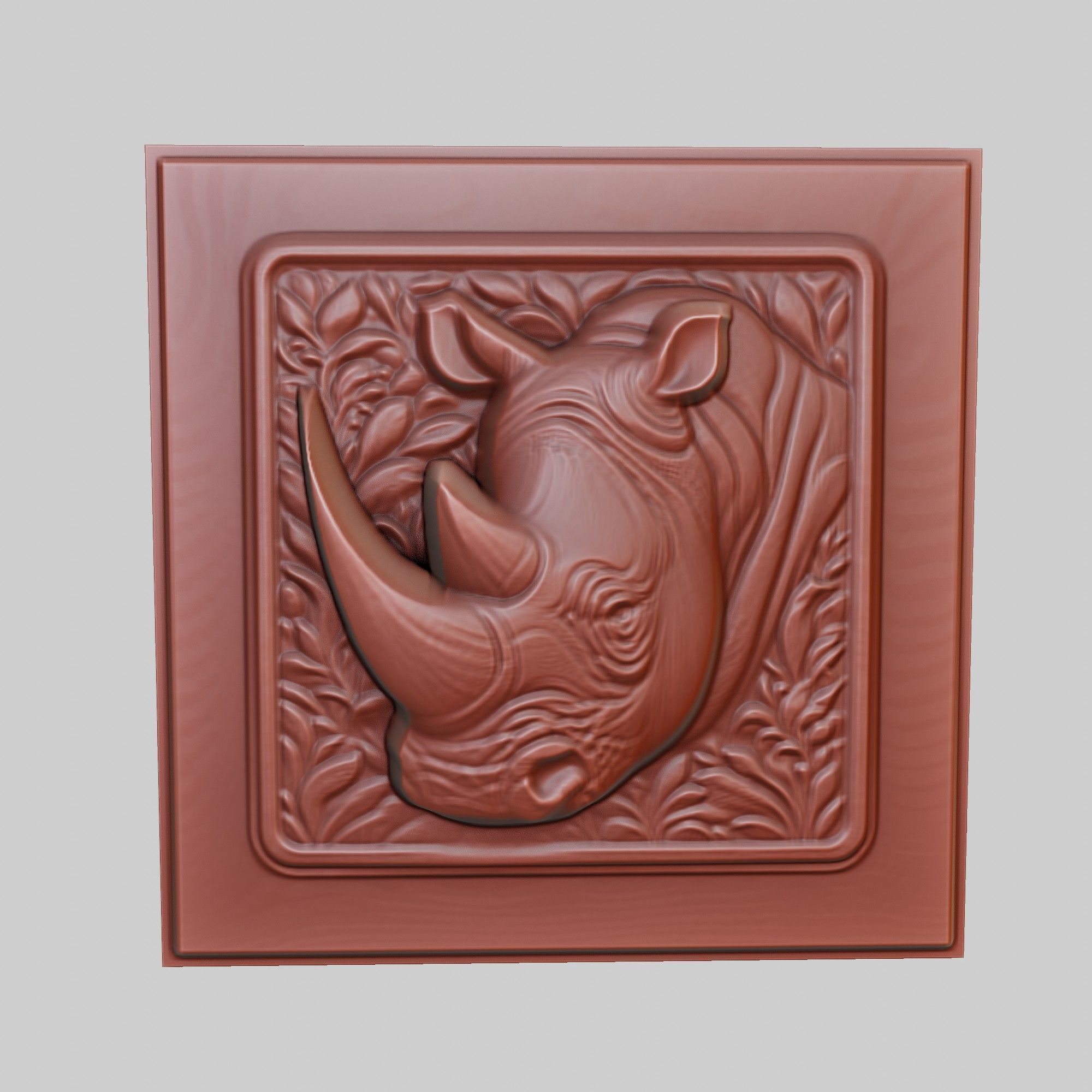 Rhinoceros Animal 3D print model_2