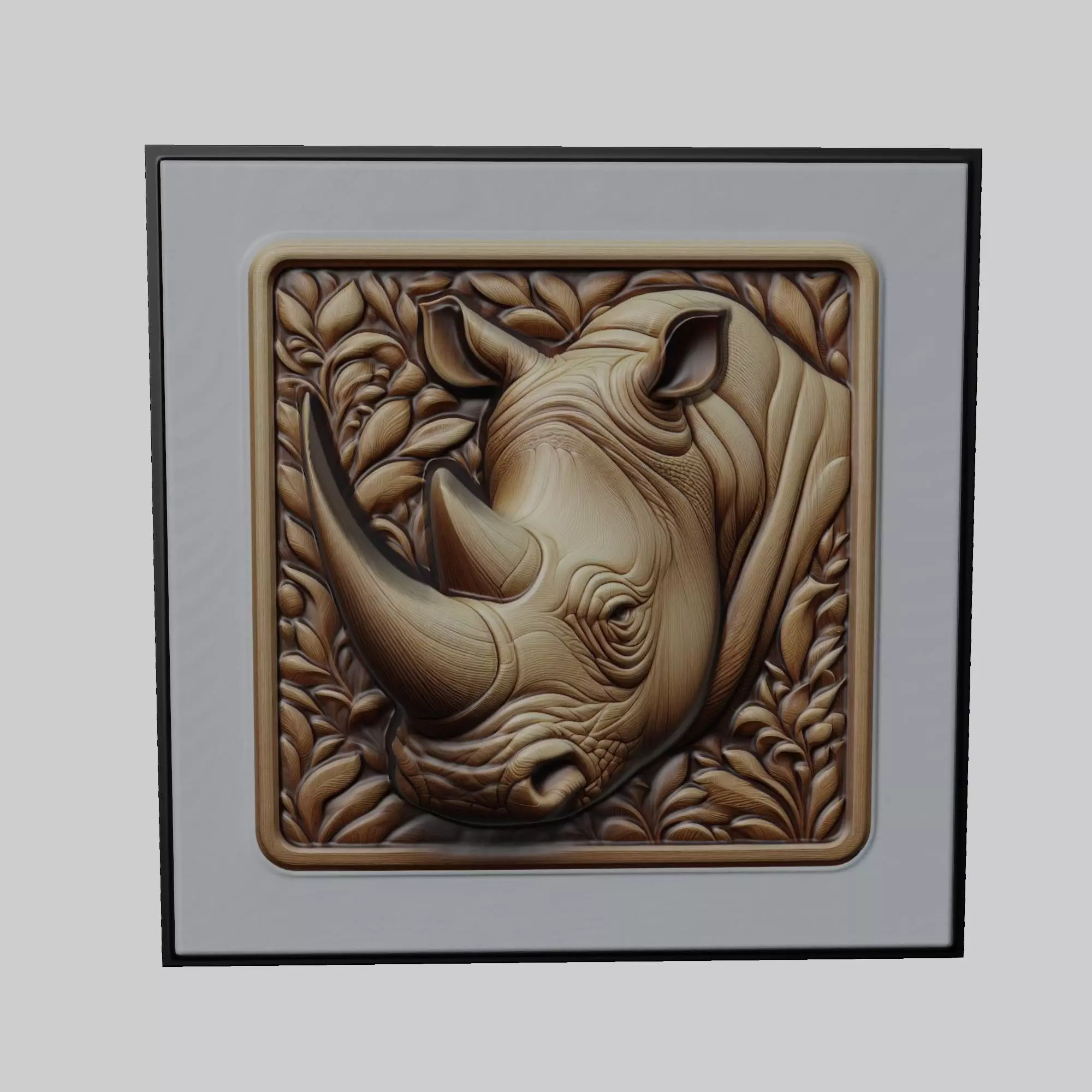 Rhinoceros Animal 3D print model_0