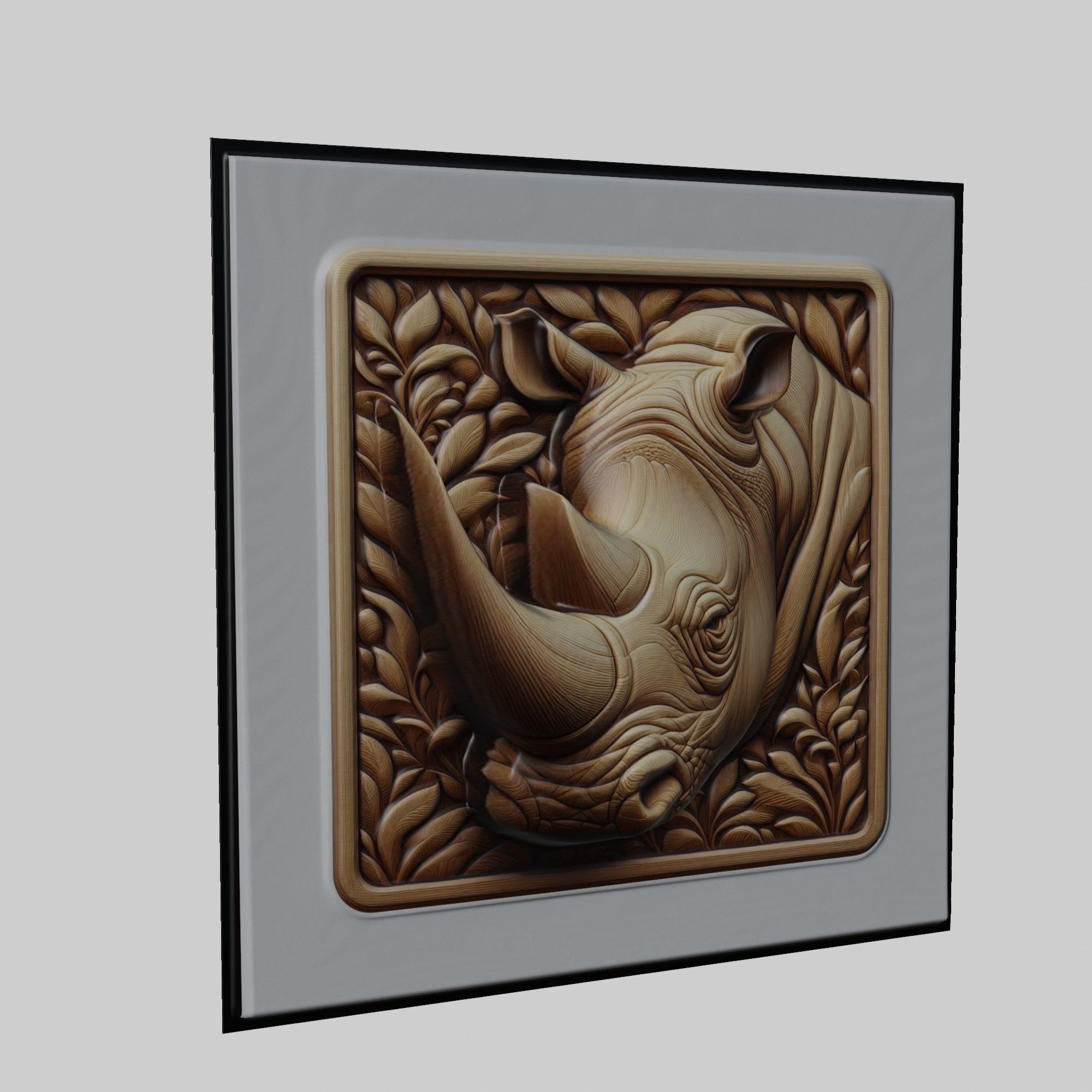 Rhinoceros Animal 3D print model_1