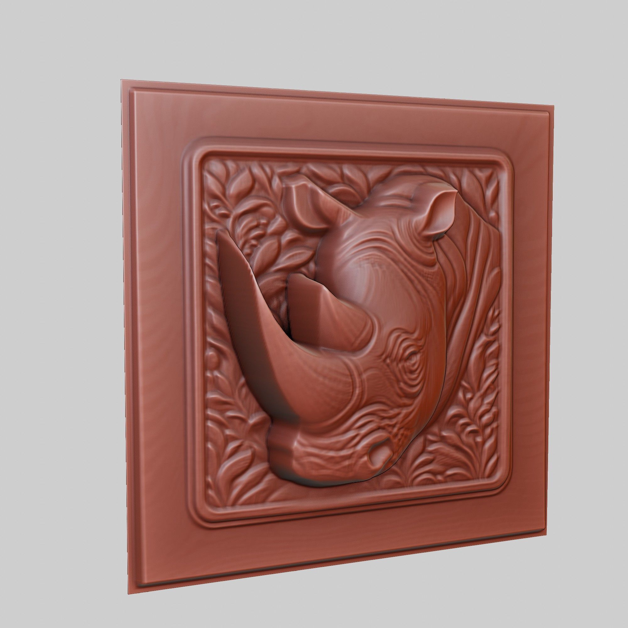 Rhinoceros Animal 3D print model_3