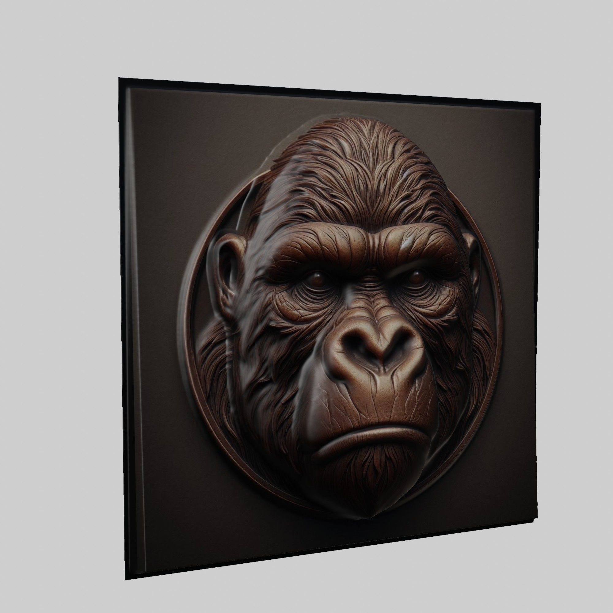 Gorilla Animal 3D print model_1