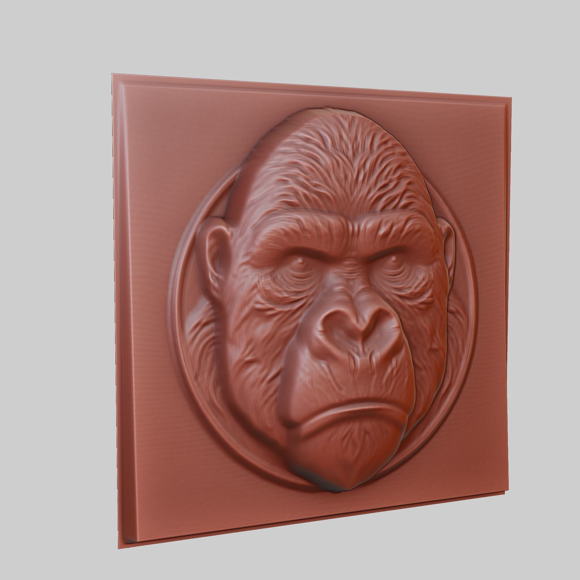 Gorilla Animal 3D print model_3