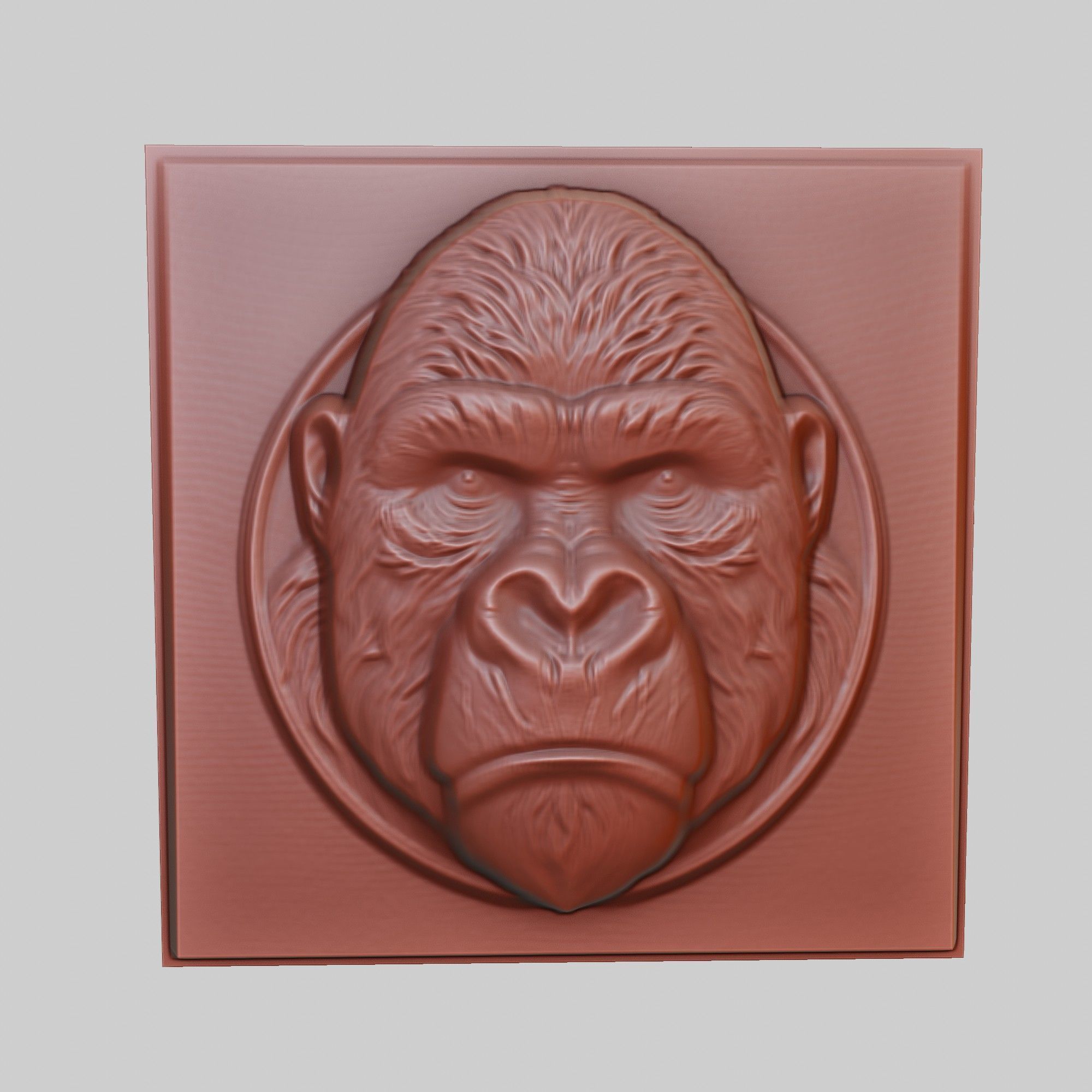 Gorilla Animal 3D print model_2
