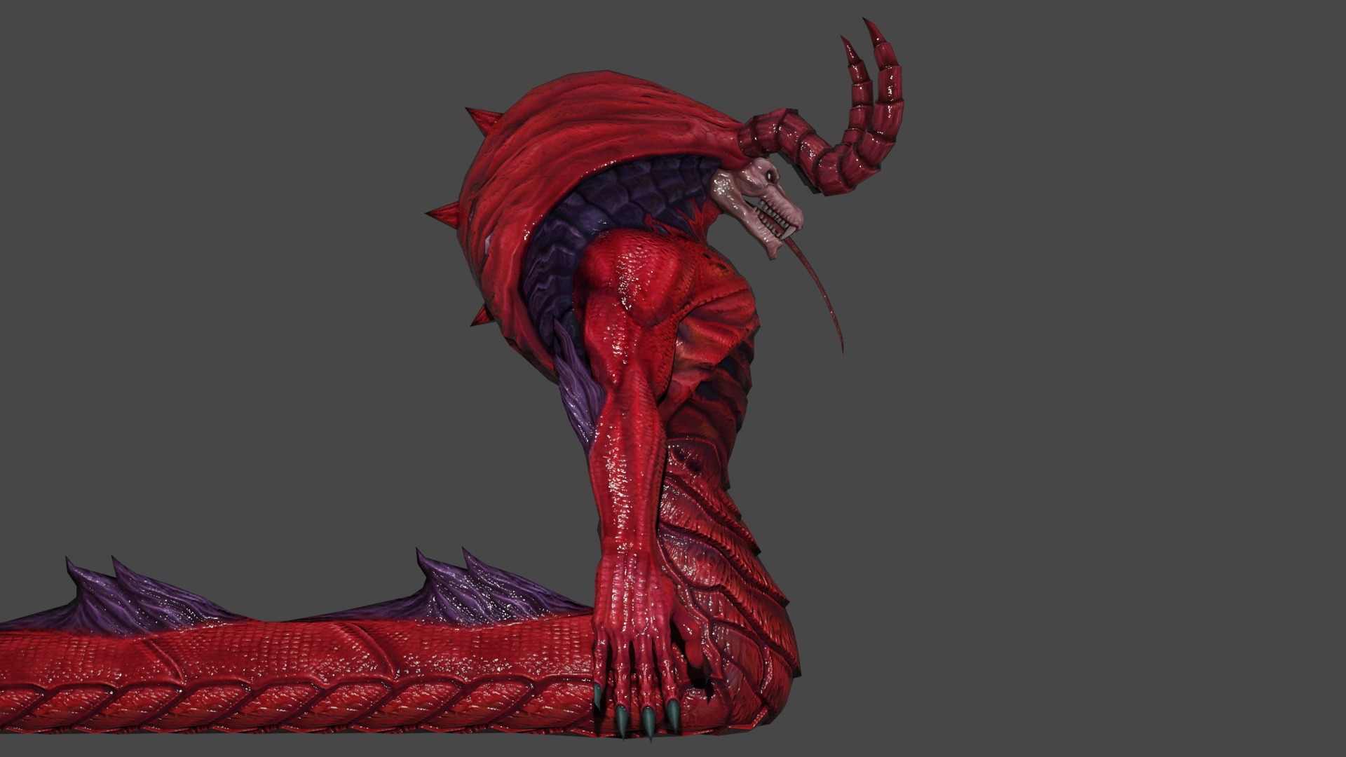 Mephisto Low-poly 3D model_3