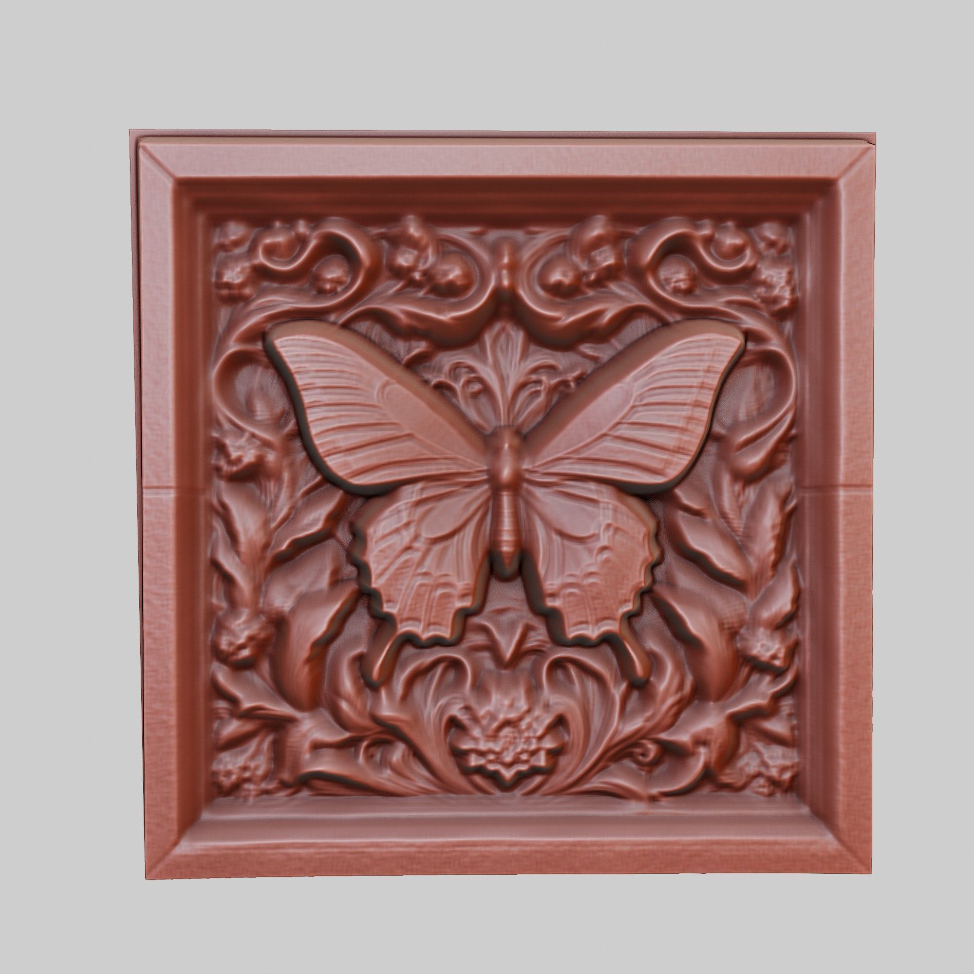 Butterfly Animal 3D print model_2