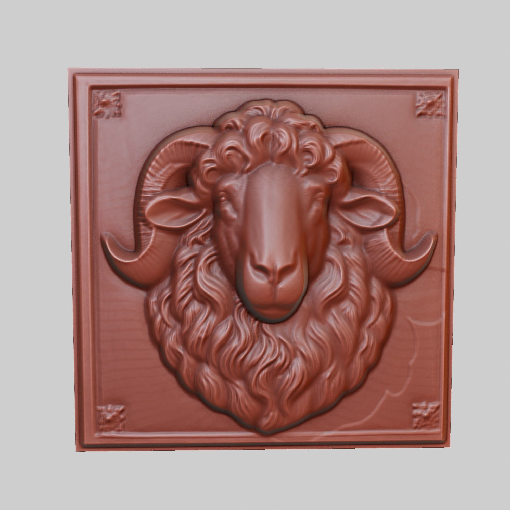Sheep Animal 3D print model_2