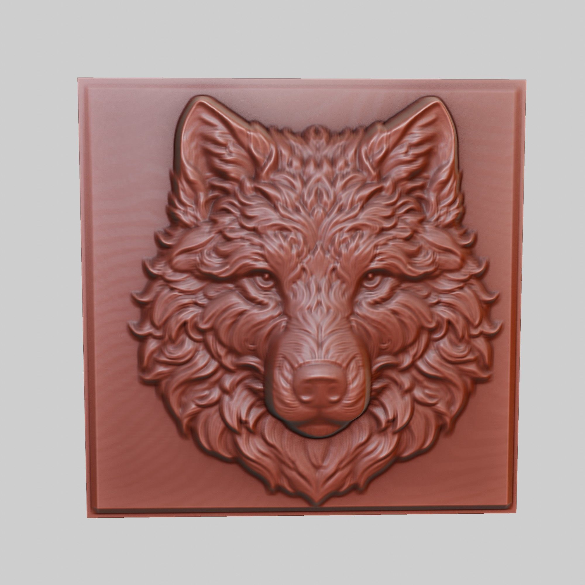 Wolf Animal 3D print model_2