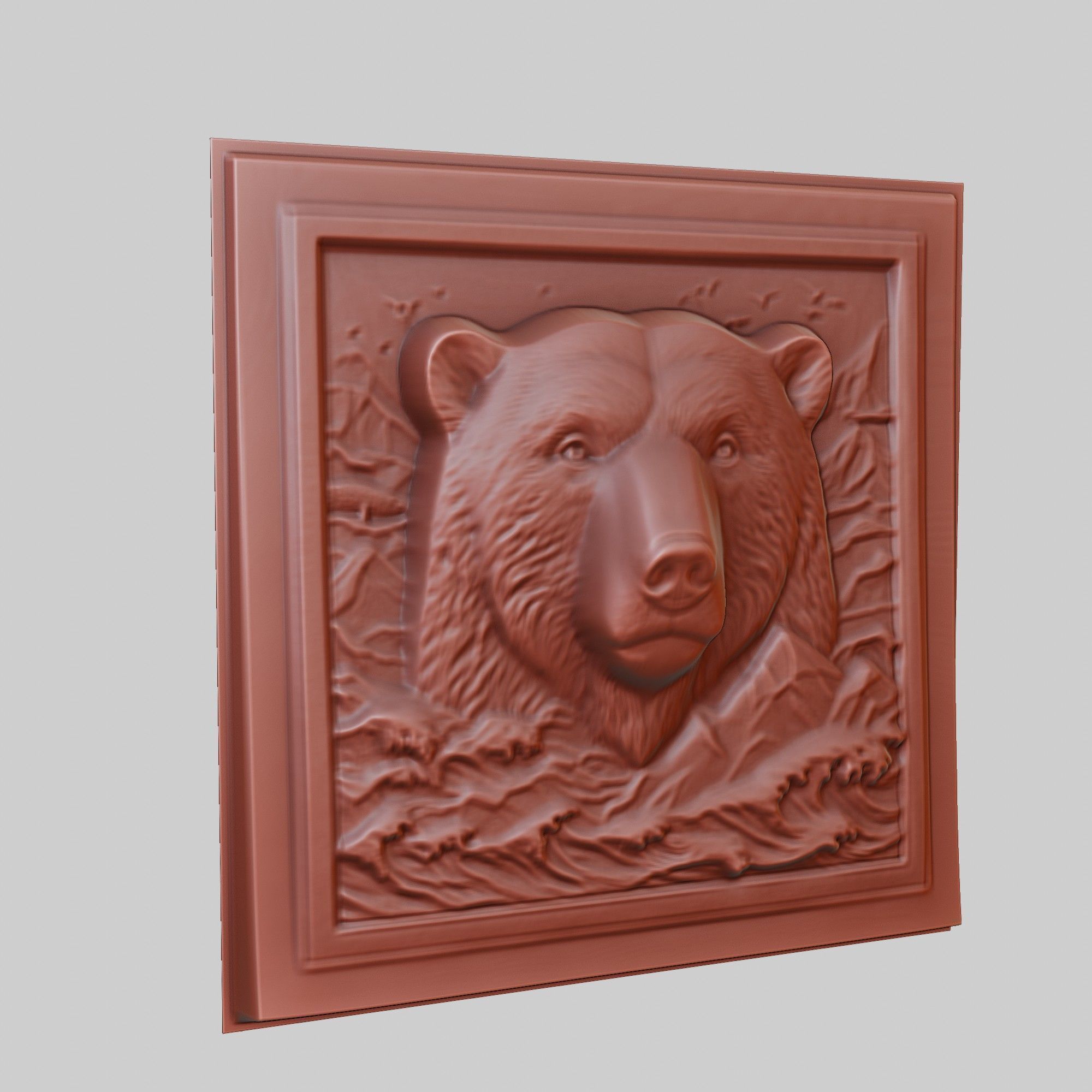 Polar Bear Animal 3D print model_3